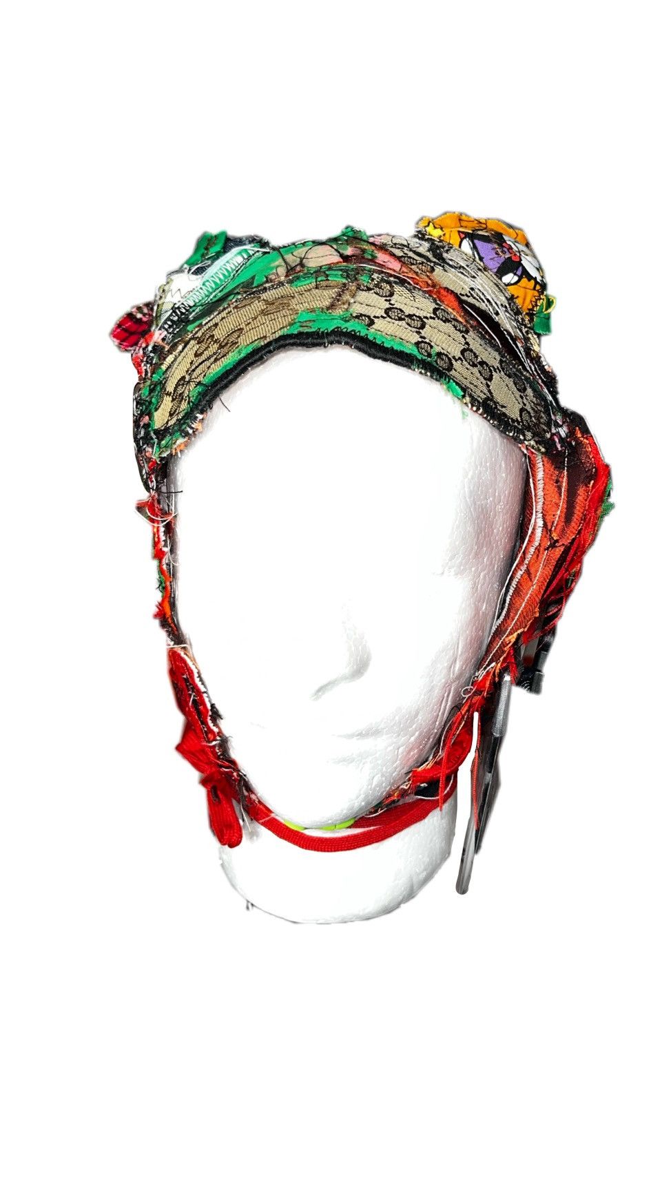 Japanese Brand Basedbich patchwork 1of1 bear ear hat Size ONE SIZE - 2 Thumbnail