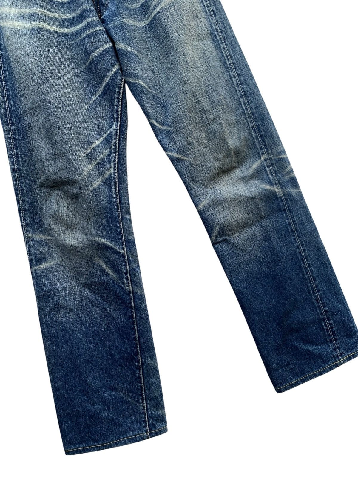 Japanese Brand Denime japan distressed selvedge denim Size US 30 / EU 46 - 3 Thumbnail