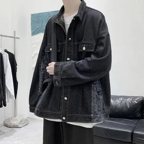 VIBE Patchwork Bandana Denim Jacket Size US M / EU 48-50 / 2 - 4 Thumbnail