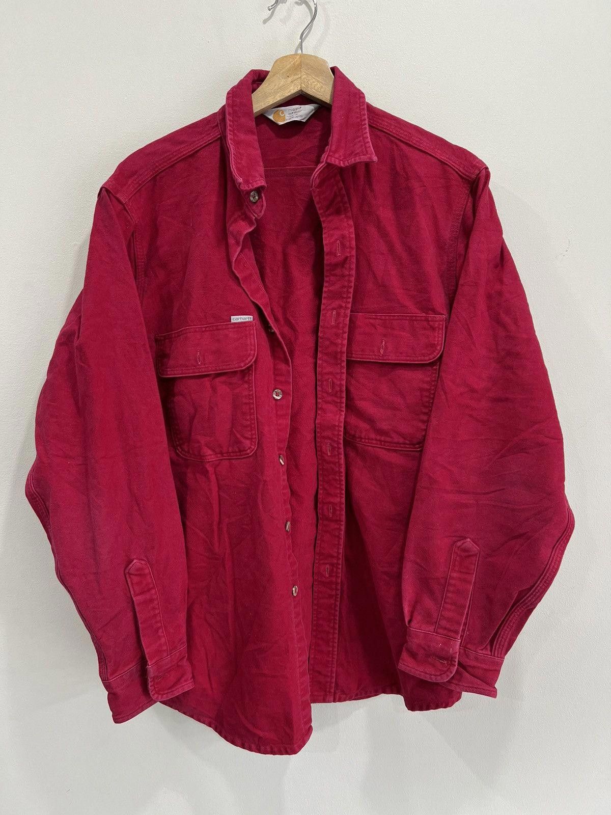 Vintage Vintage Carhartt Button Up Shirt Size US L / EU 52-54 / 3 - 1 Thumbnail