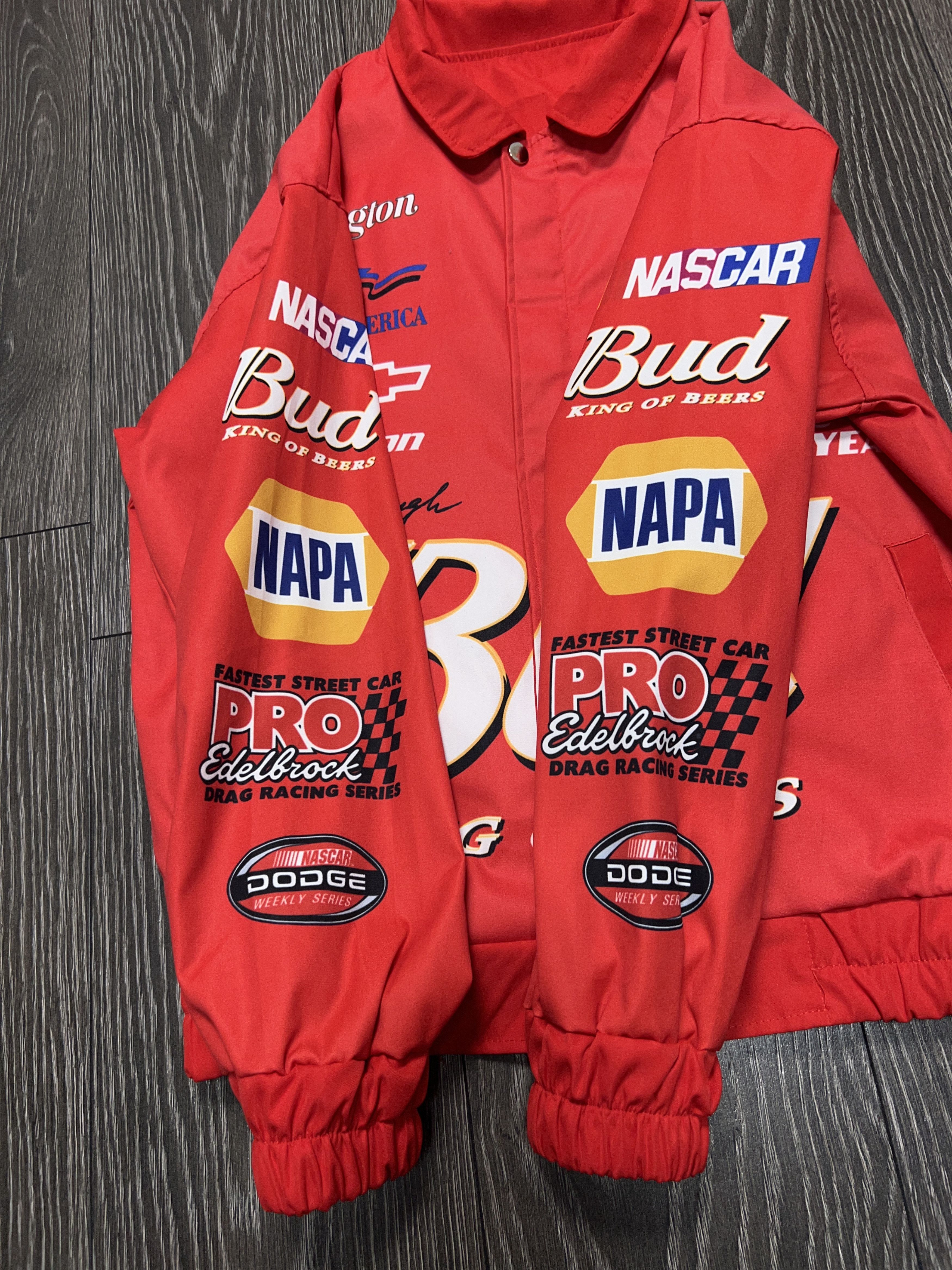 NASCAR Racing Budweiser Remington Lightweight Jacket Windbreaker Size US S / EU 44-46 / 1 - 3 Thumbnail