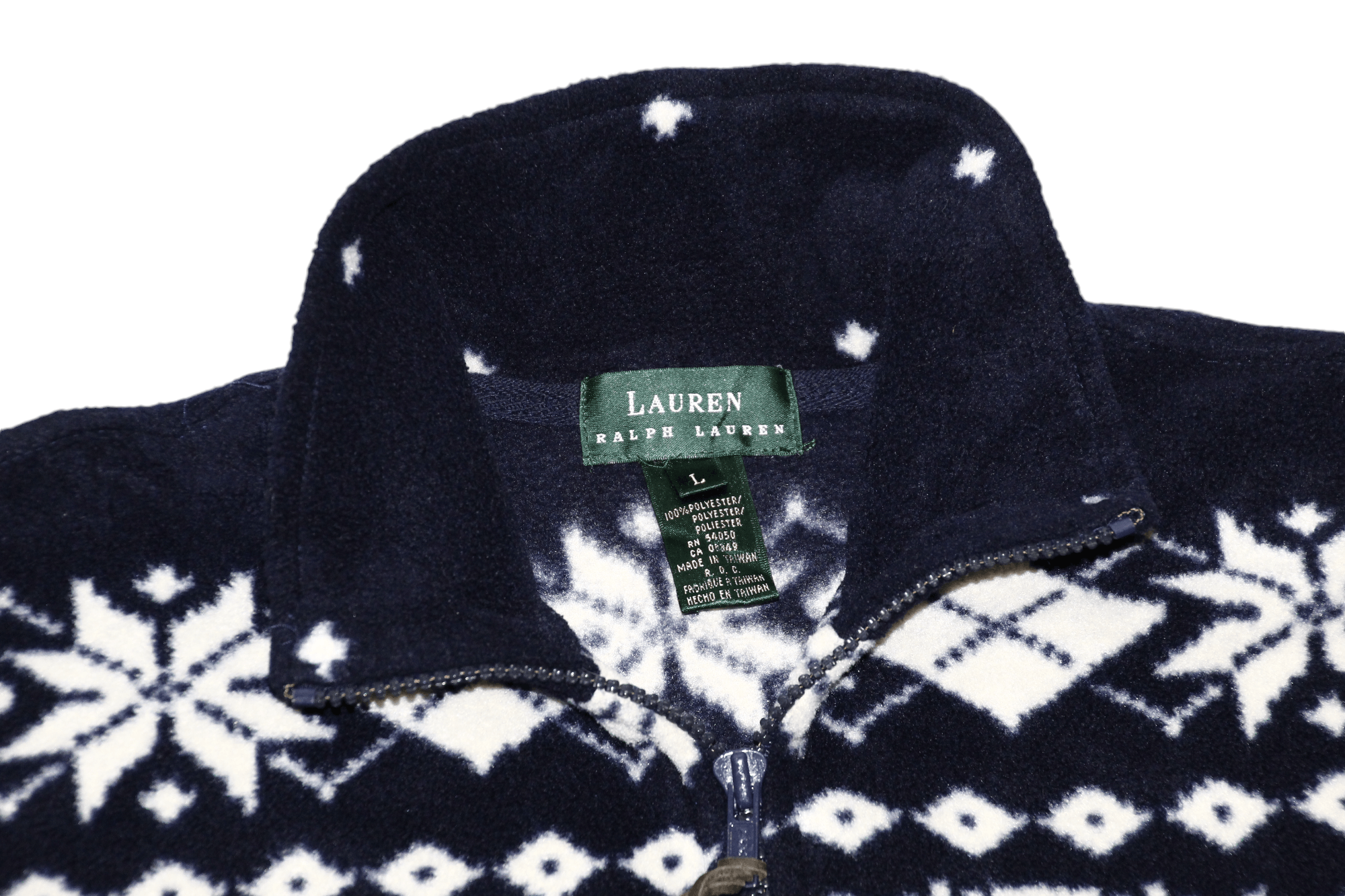 Lauren Ralph Lauren VTG Lauren Ralph Lauren 1/4 Zip Southwestern Patterns Fleece Size US L / EU 52-54 / 3 - 5 Thumbnail