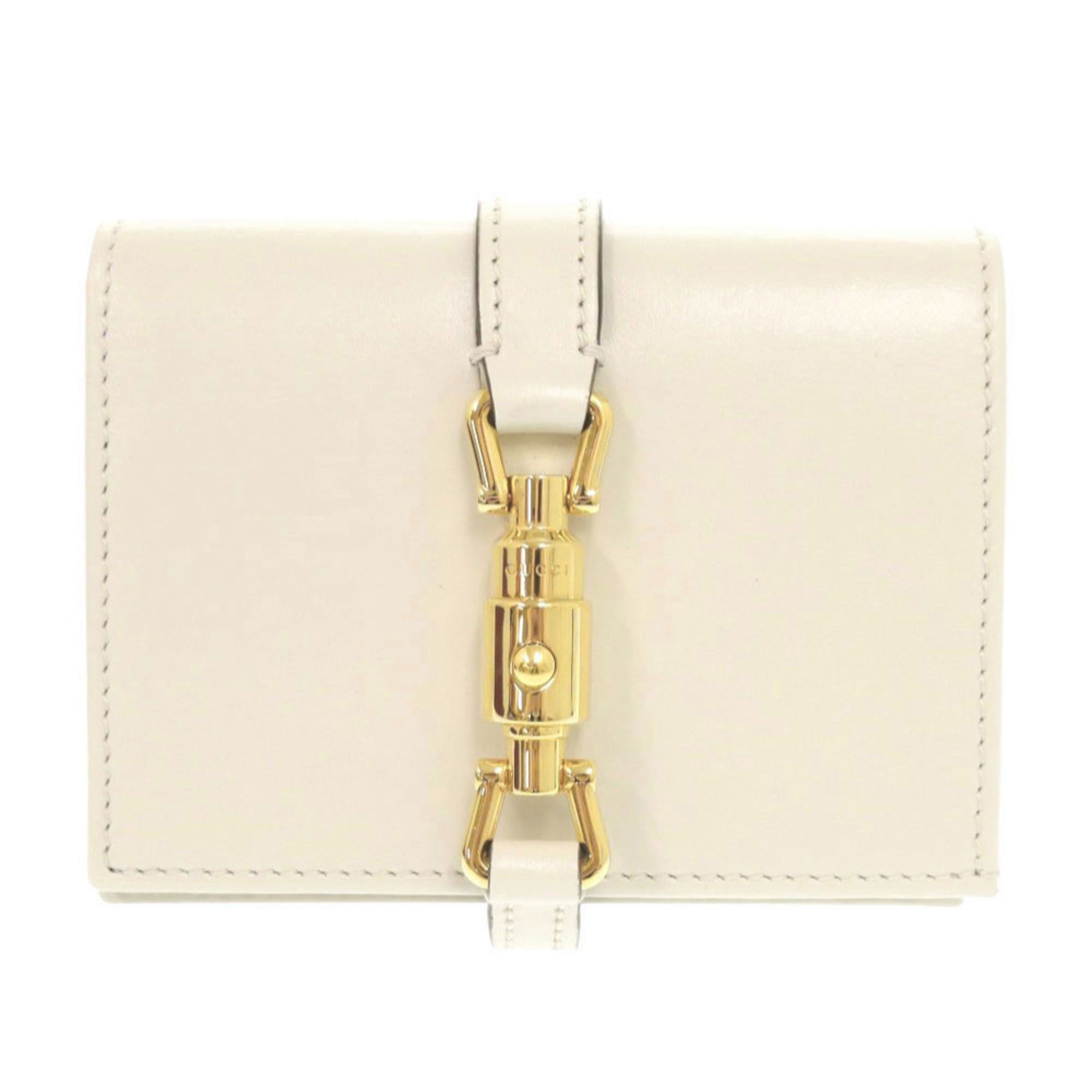 Gucci Like new Gucci Jackie 1961 645536 leather ivory bifold wallet 1093 Size ONE SIZE - 1 Thumbnail