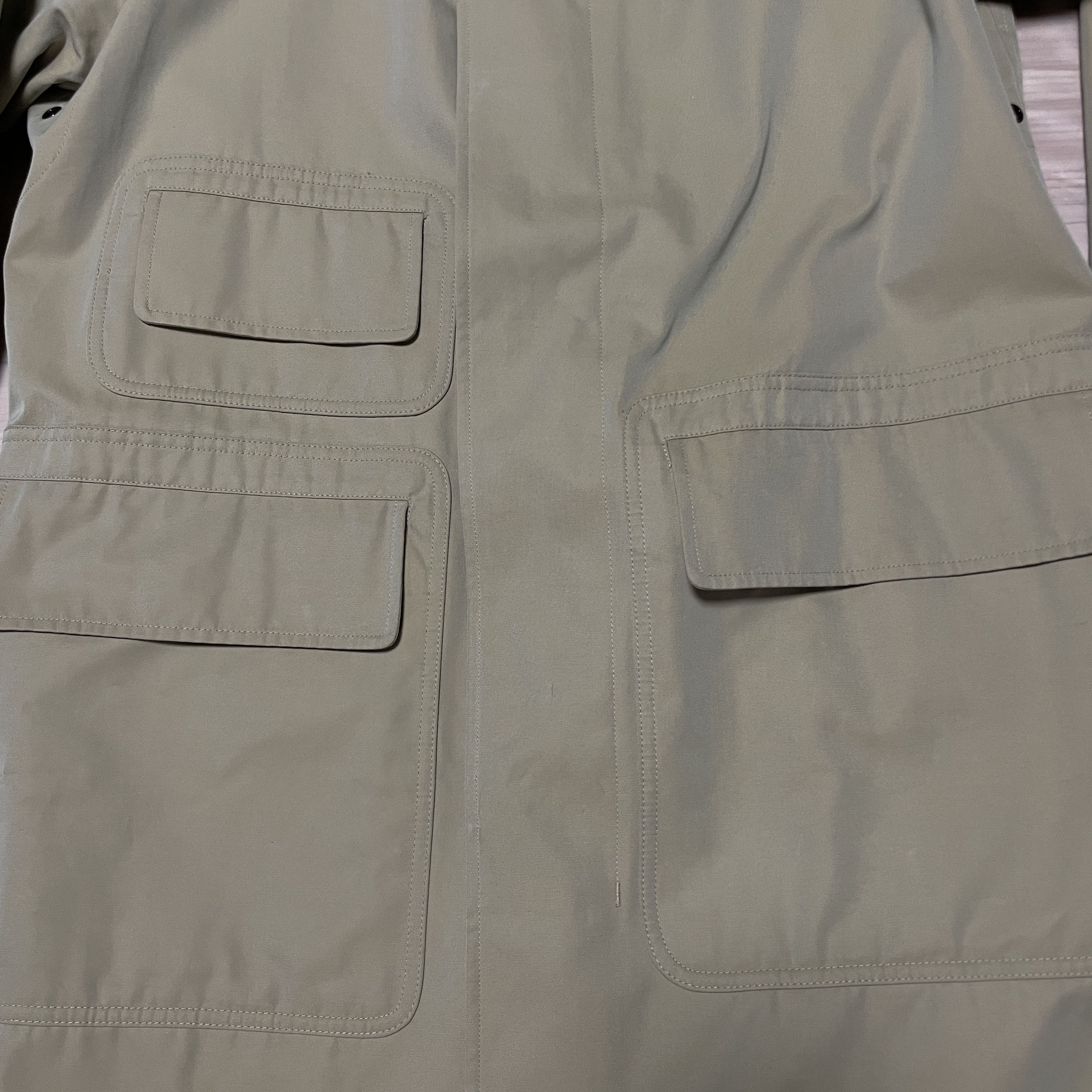 Drake's Drakes Cotton Raglan beige Rain Mac coat Size US S / EU 44-46 / 1 - 11 Thumbnail