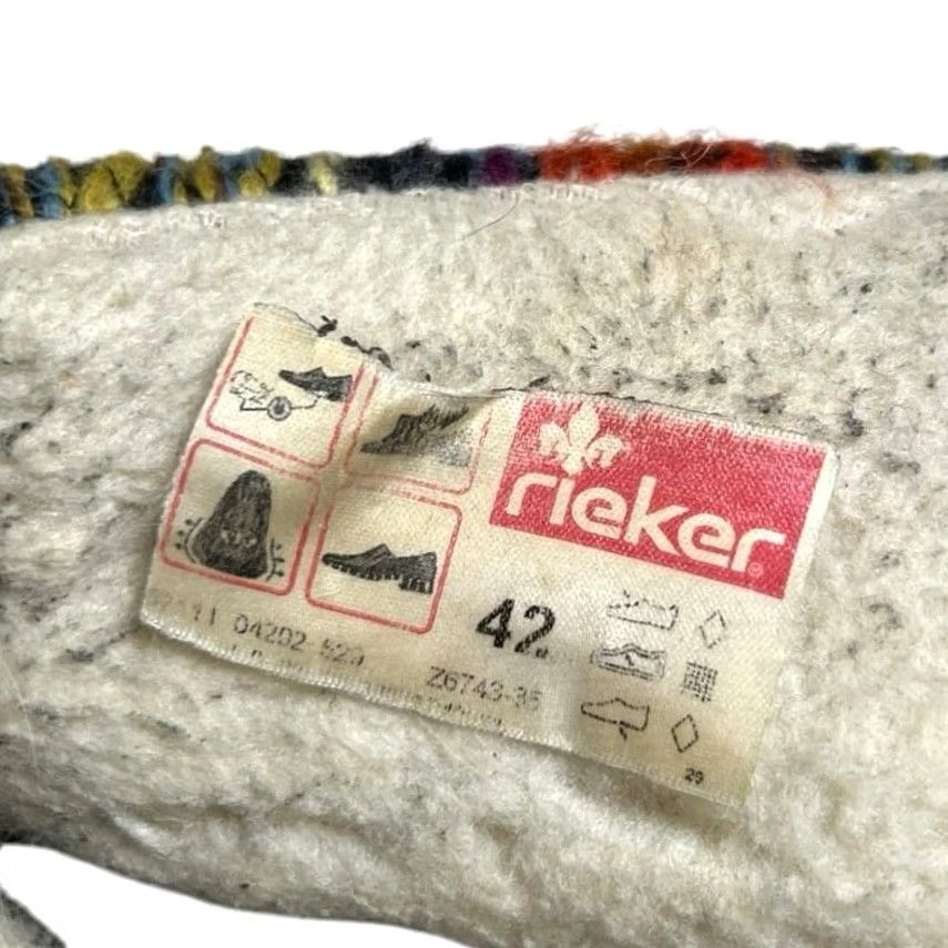 Rieker Rieker Felicitas Ankle Boots Red Sherpa Lined Side Zip Lace Up Womens 42 Boots Size US 11 / IT 41 - 3 Thumbnail