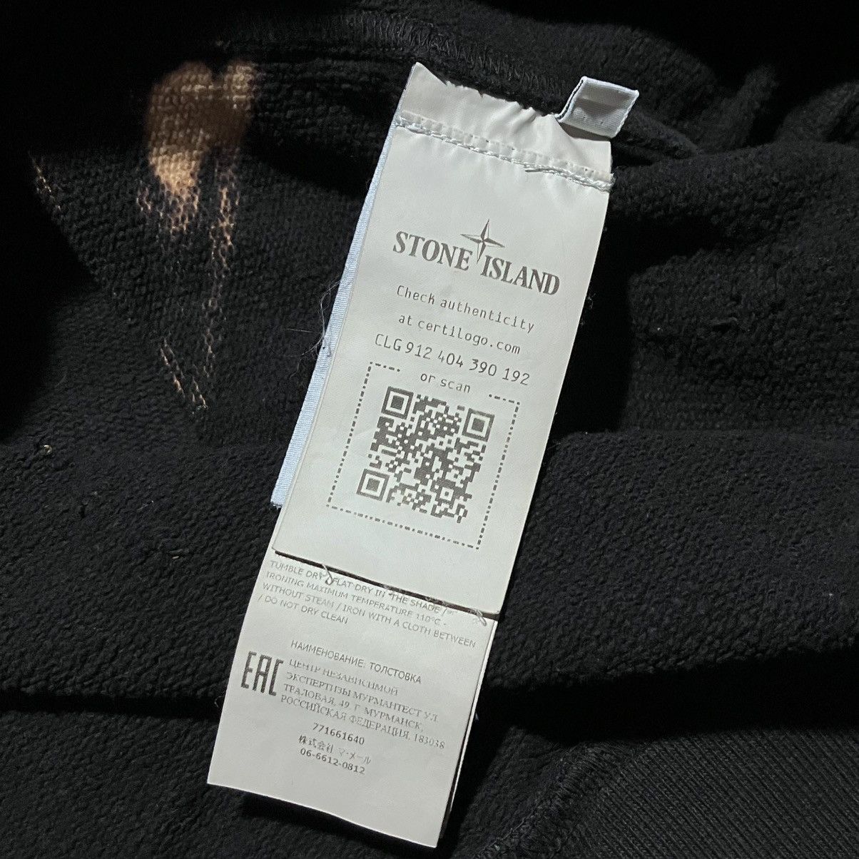 Stone Island Custom🔥 STONE ISLAND Junior Wind Rose Logo Distressed Hoodie Size US S / EU 44-46 / 1 - 19 Thumbnail