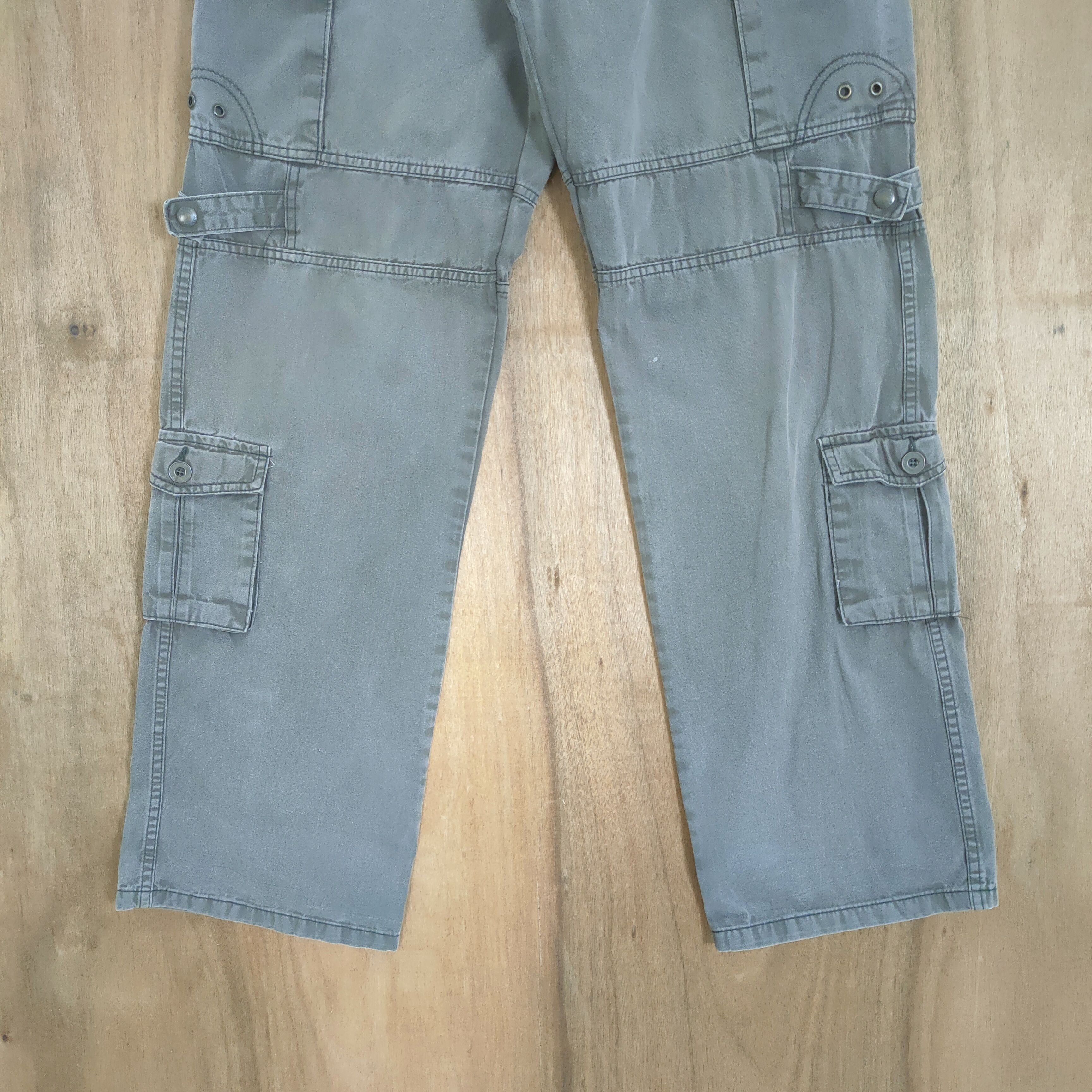 Abercrombie & Fitch 9 POCKET ABERCROMBIE BONDAGE CARGO PANTS Size US 30 / EU 46 - 3 Thumbnail
