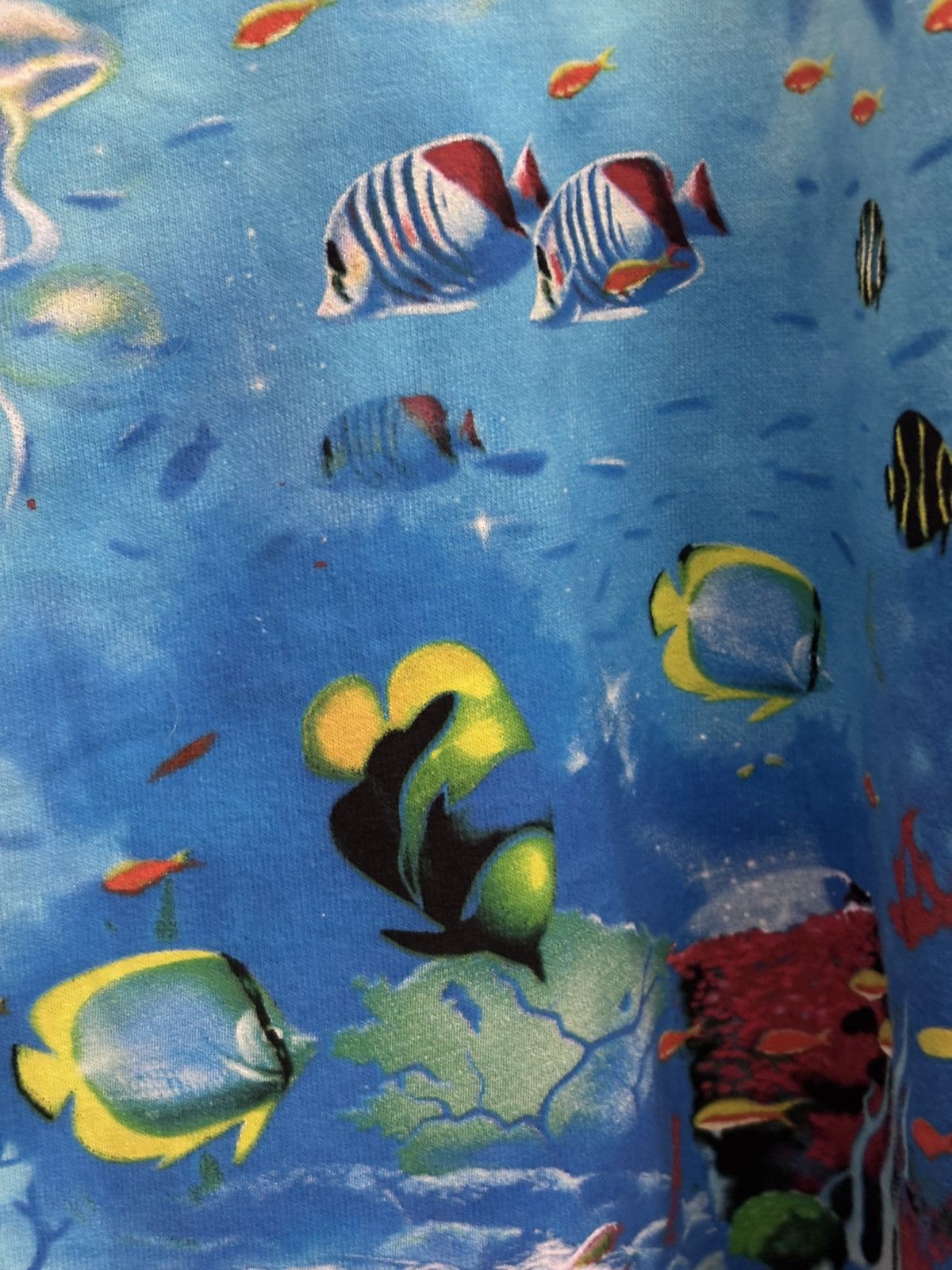 Liquid Blue 2008 Y2K Liquid Blue Ocean Reef Tie-Dye T-Shirt Size L Size US L / EU 52-54 / 3 - 3 Thumbnail