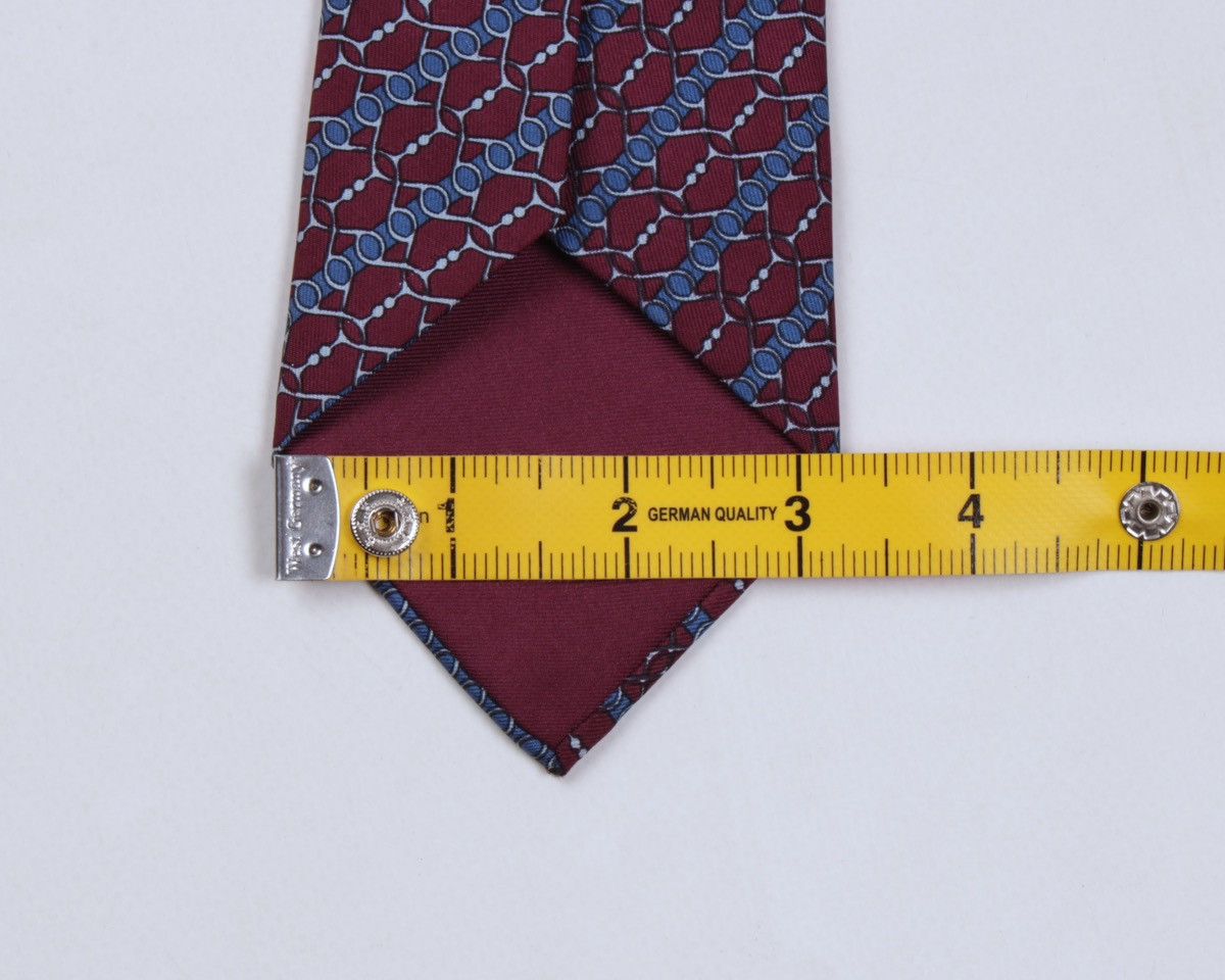Designer × Hermes HERMES Paris 864 PA Geometric Abstract Silk Tie Size ONE SIZE - 14 Thumbnail