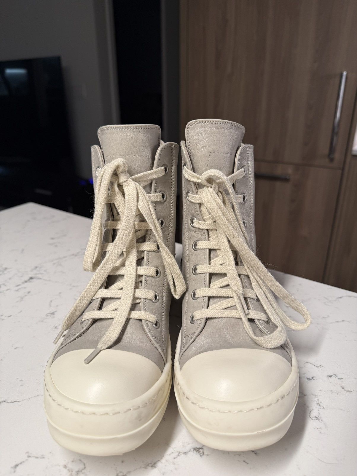Rick Owens RICK OWENS light gray Size US 6 / IT 36 - 3 Thumbnail