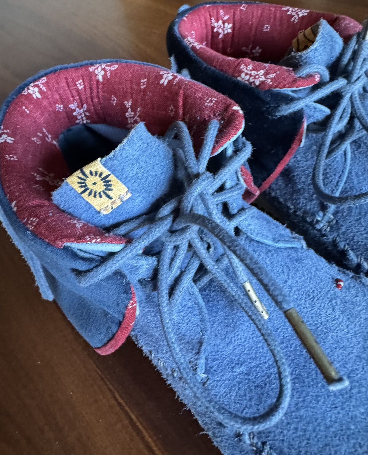 Visvim Visvim FBT Blue Suede Sneakers Size US 8 / EU 41 - 8 Thumbnail