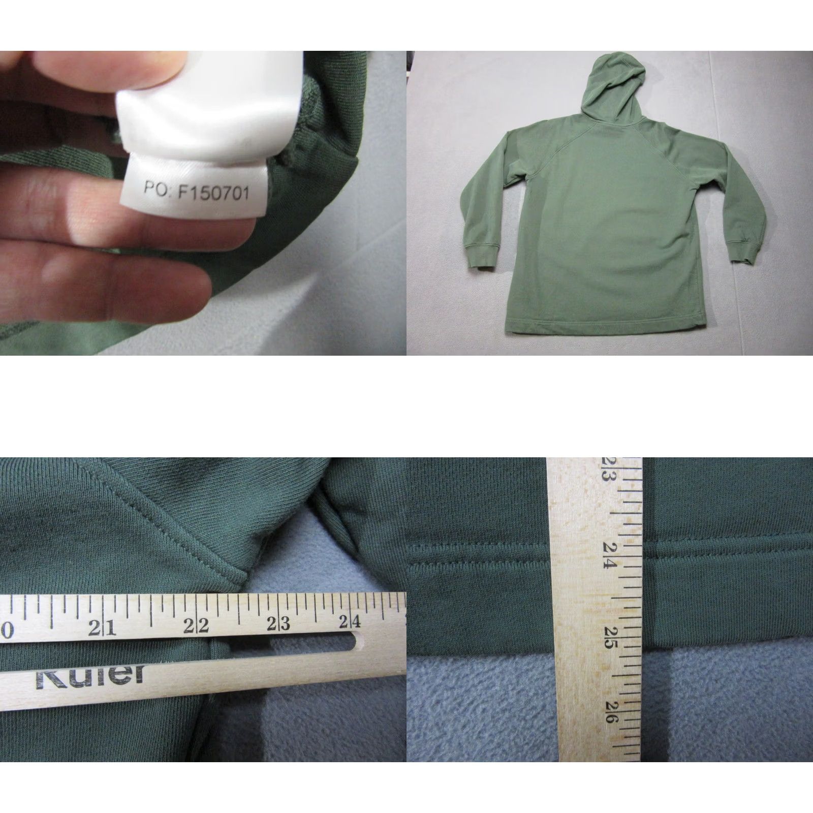 Vintage Fjallraven Hoodie Womens Large Green Vardag Patch Logo Outdoor Hiking Casual Pullover Fleece Size L / US 10 / IT 46 - 8 Thumbnail