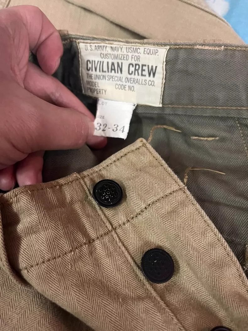 Freewheelers FREEWHEELERS M-1942 TROUSERS TROUSERS UNION SPECIAL OVERAL Size US 32 / EU 48 - 6 Thumbnail