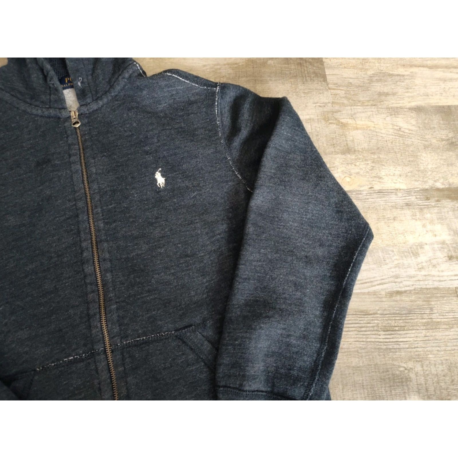 Polo Ralph Lauren Full Zip Navy Hoodie Men's M