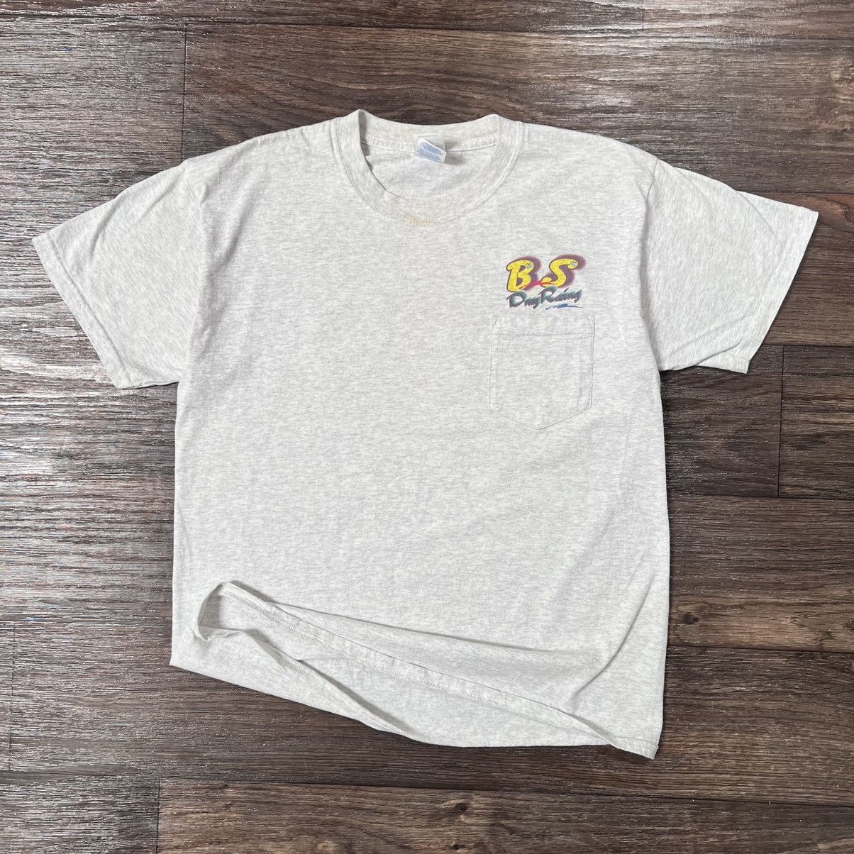 Gilded Age Vintage 2000s B.S Drag racing grime tshirt Size US L / EU 52-54 / 3 - 3 Thumbnail