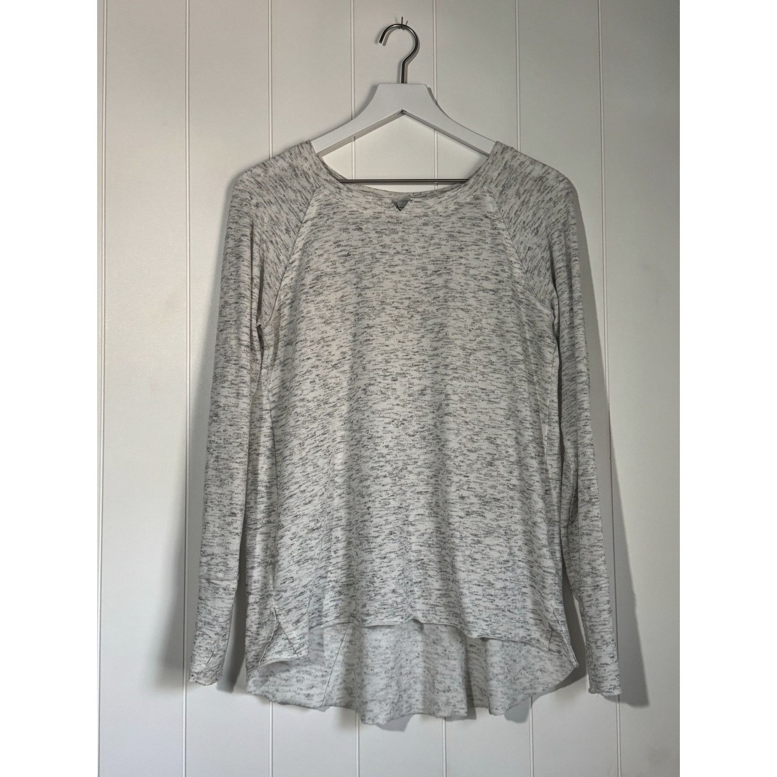 Michael Stars Michael Stars Shirt Womens Small Lexy Crewneck White Ribbed Size M / US 6-8 / IT 42-44 - 1 Thumbnail
