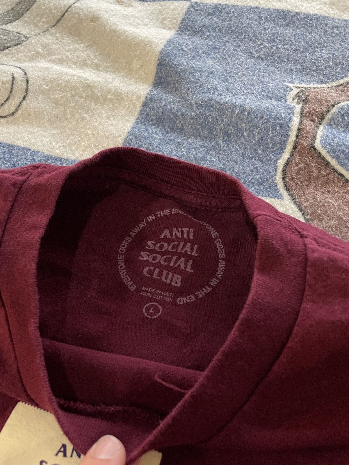 Anti Social Social Club Anti social social club receipt tee Size US L / EU 52-54 / 3 - 5 Thumbnail