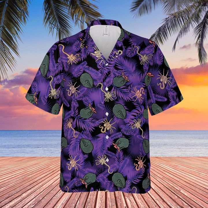 Other ALIEN FACEHUGGER OVOMORPH HAWAIIAN SHIRT Size US L / EU 52-54 / 3 - 3 Thumbnail