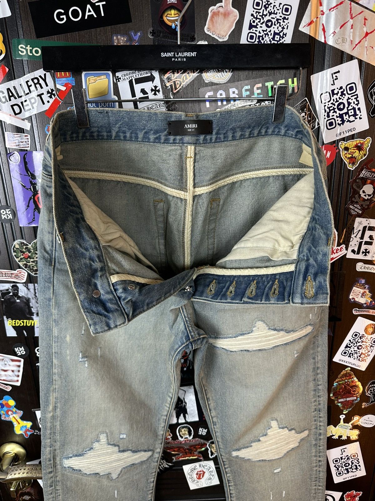 Amiri Amiri MX1 Straight Jeans Size US 31 - 9 Thumbnail