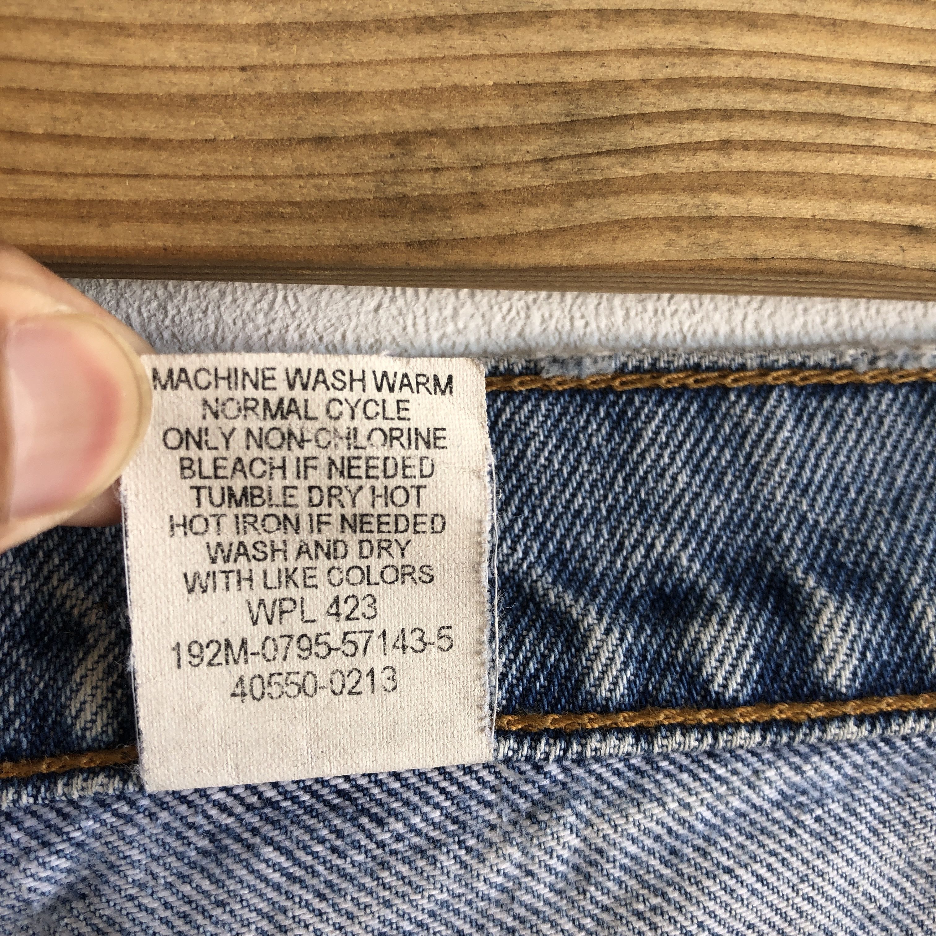 Levi's Vintage Levis Jeans Levi's 550 Orange Tab Sun Faded Denim Size US 36 / EU 52 - 7 Thumbnail