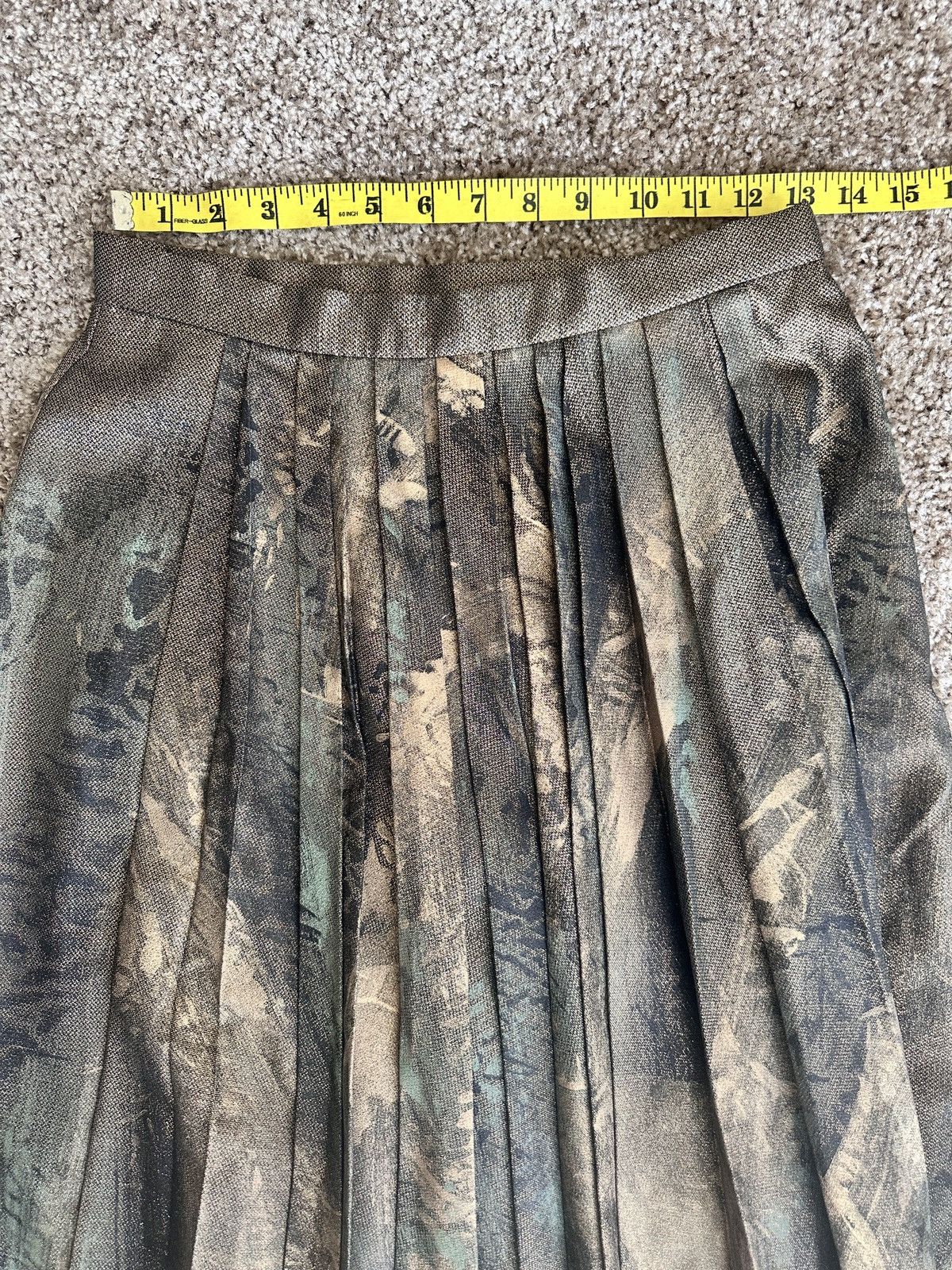 Ralph Lauren Purple Label Ralph Lauren Collection Hand Painted Pleated Skirt Size 27" / US 4 / IT 40 - 6 Thumbnail