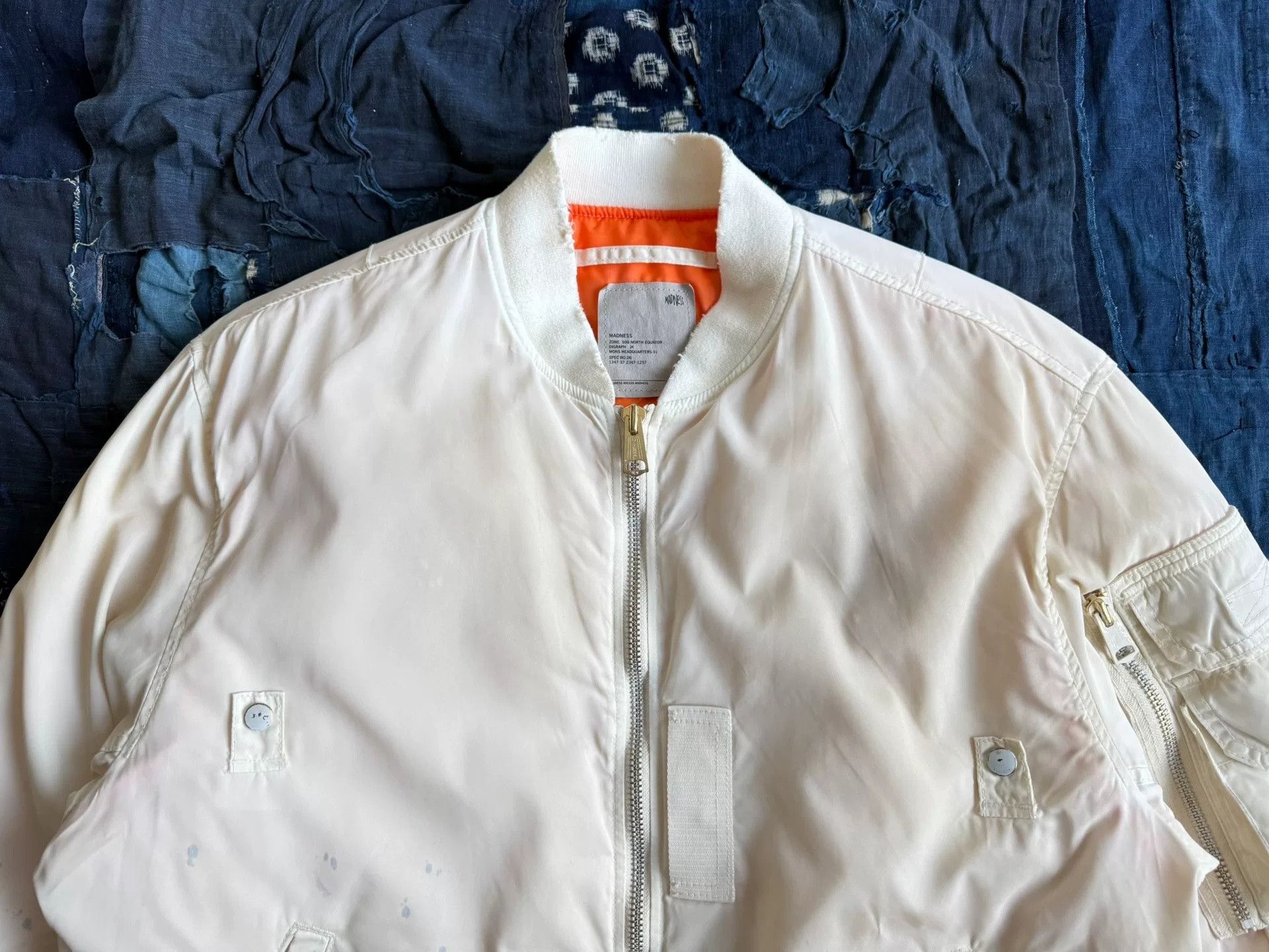Madness MADNESS Vintage MA1 Flight er Japan Limited Size US L / EU 52-54 / 3 - 4 Thumbnail