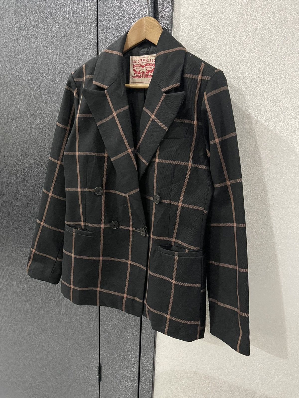 Levi's Levis Abner Blazer In Bonnie Plaid Size S / US 4 / IT 40 - 3 Thumbnail