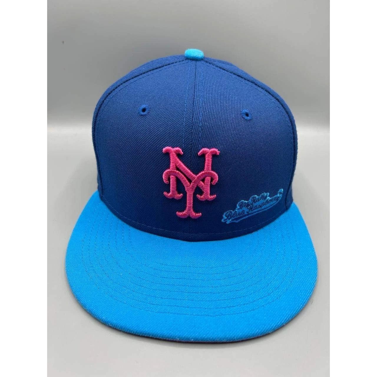 New Era New York Mets Hat Men 7 3/4 MLB 59Fifty New Era Fitted Cap Size ONE SIZE - 1 Thumbnail