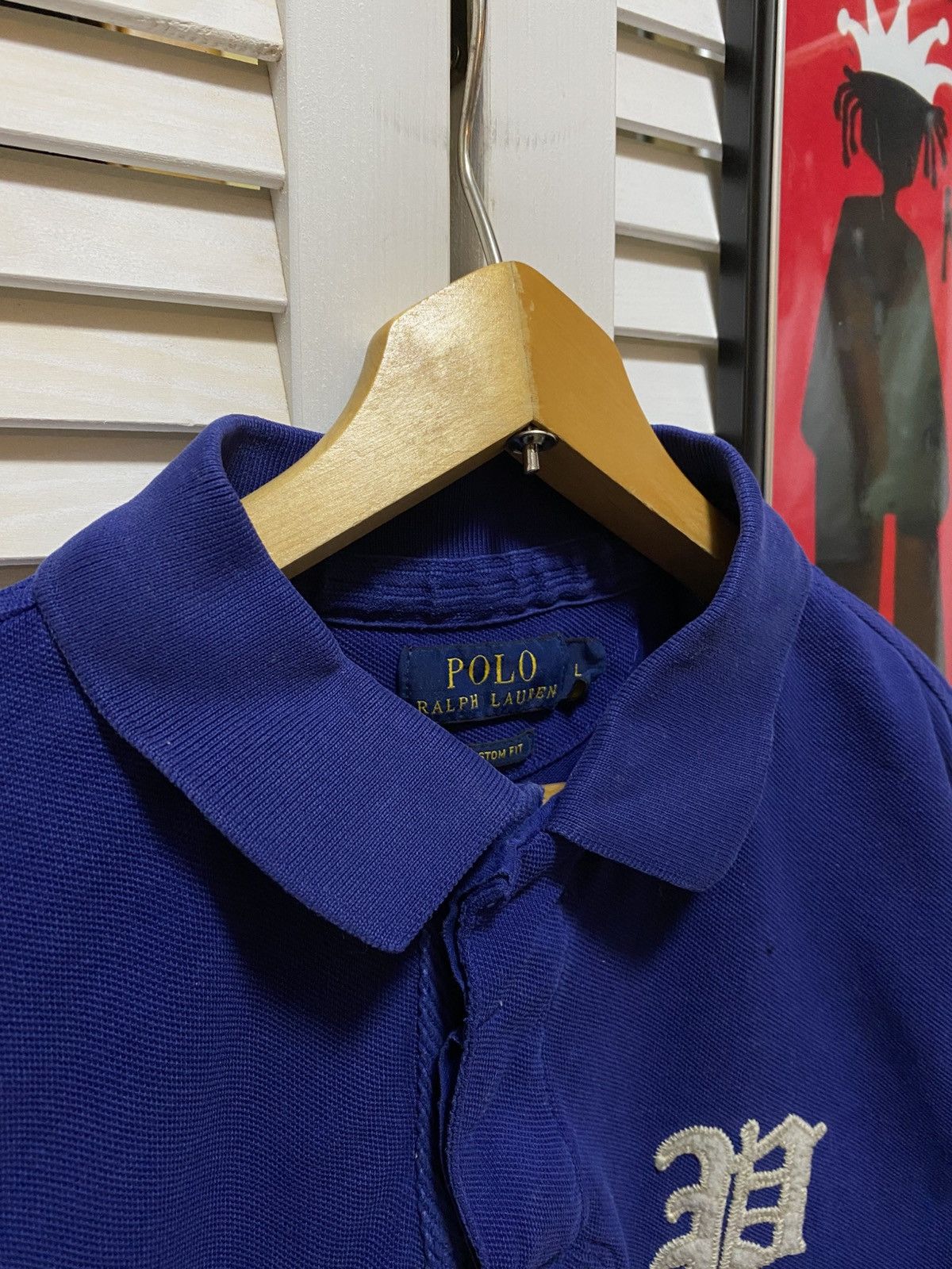 Polo Ralph Lauren Vintage Polo Ralph Lauren Knit Logo P Shirt Retro Casual Size US L / EU 52-54 / 3 - 4 Thumbnail