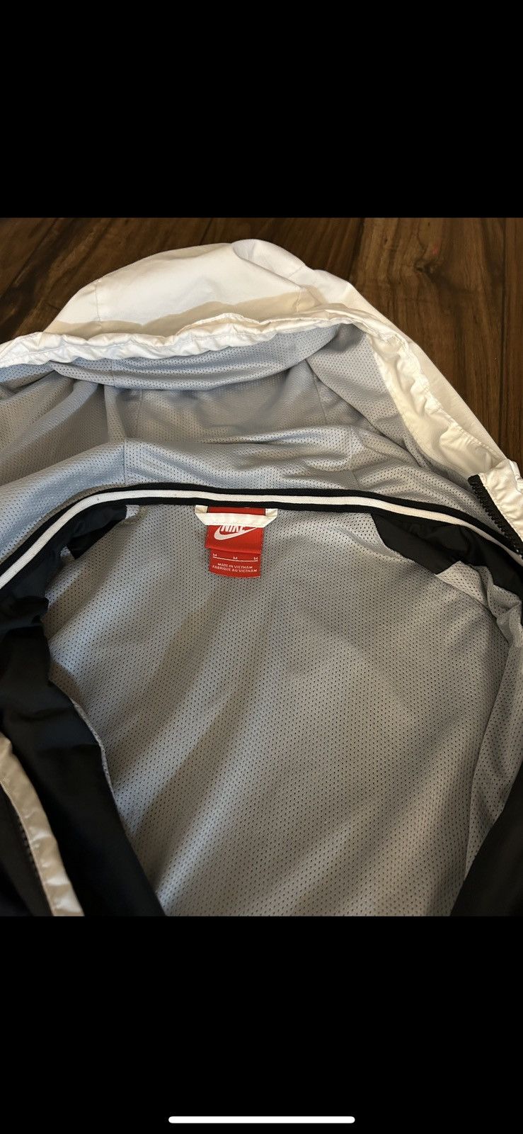 Nike White Black Early 2000 nike windbreaker windrunner tech Size US M / EU 48-50 / 2 - 3 Thumbnail