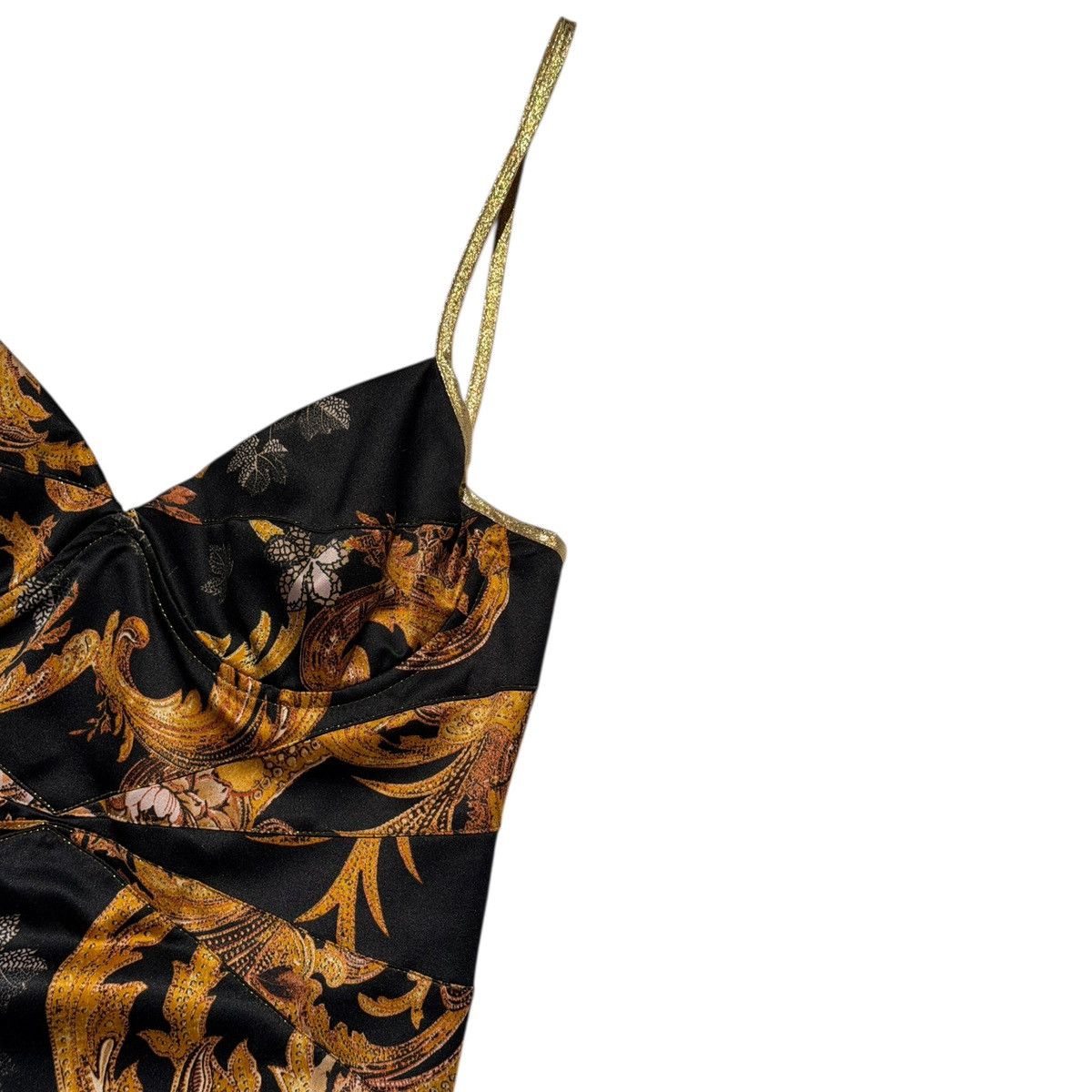 Roberto Cavalli Vintage 90s/2000s Baroque maxi dress Size M / US 6-8 / IT 42-44 - 3 Thumbnail