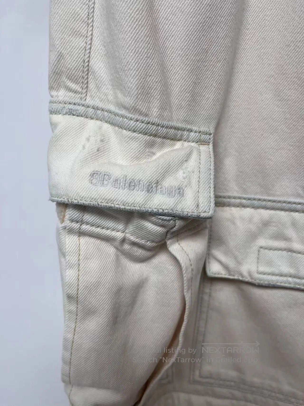 Balenciaga Balenciaga Men's Solid Multi-Pocket Wide-Leg Jeans. Size US 30 / EU 46 - 3 Thumbnail