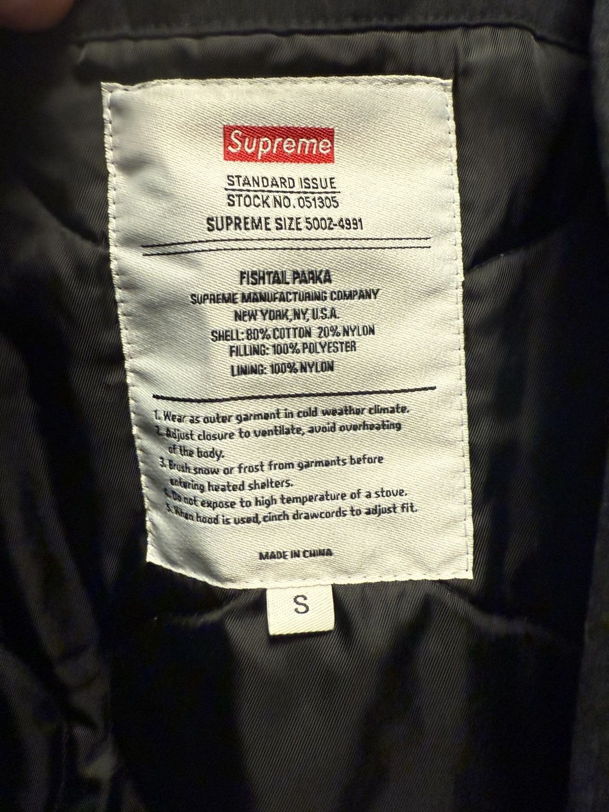 Futura × Supreme Supreme Futura Fishtail Parka SS24 Size US S / EU 44-46 / 1 - 7 Thumbnail