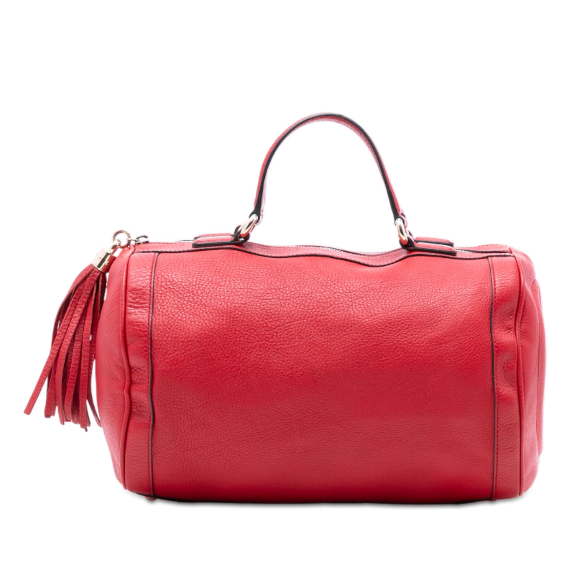 Gucci Gucci Medium Pebbled Calfskin Soho Boston Bag Size ONE SIZE - 1 Thumbnail