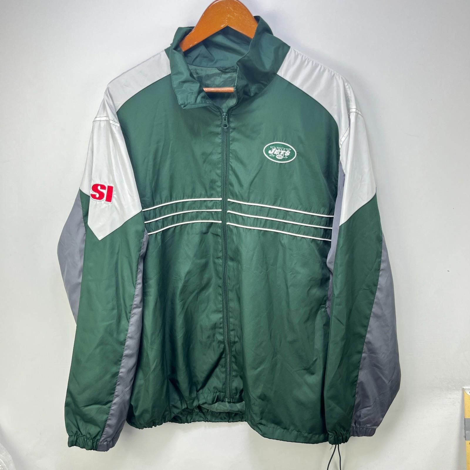 Other Vintage New York Jets Windbreaker Jacket 2XL Size ONE SIZE - 1 Thumbnail