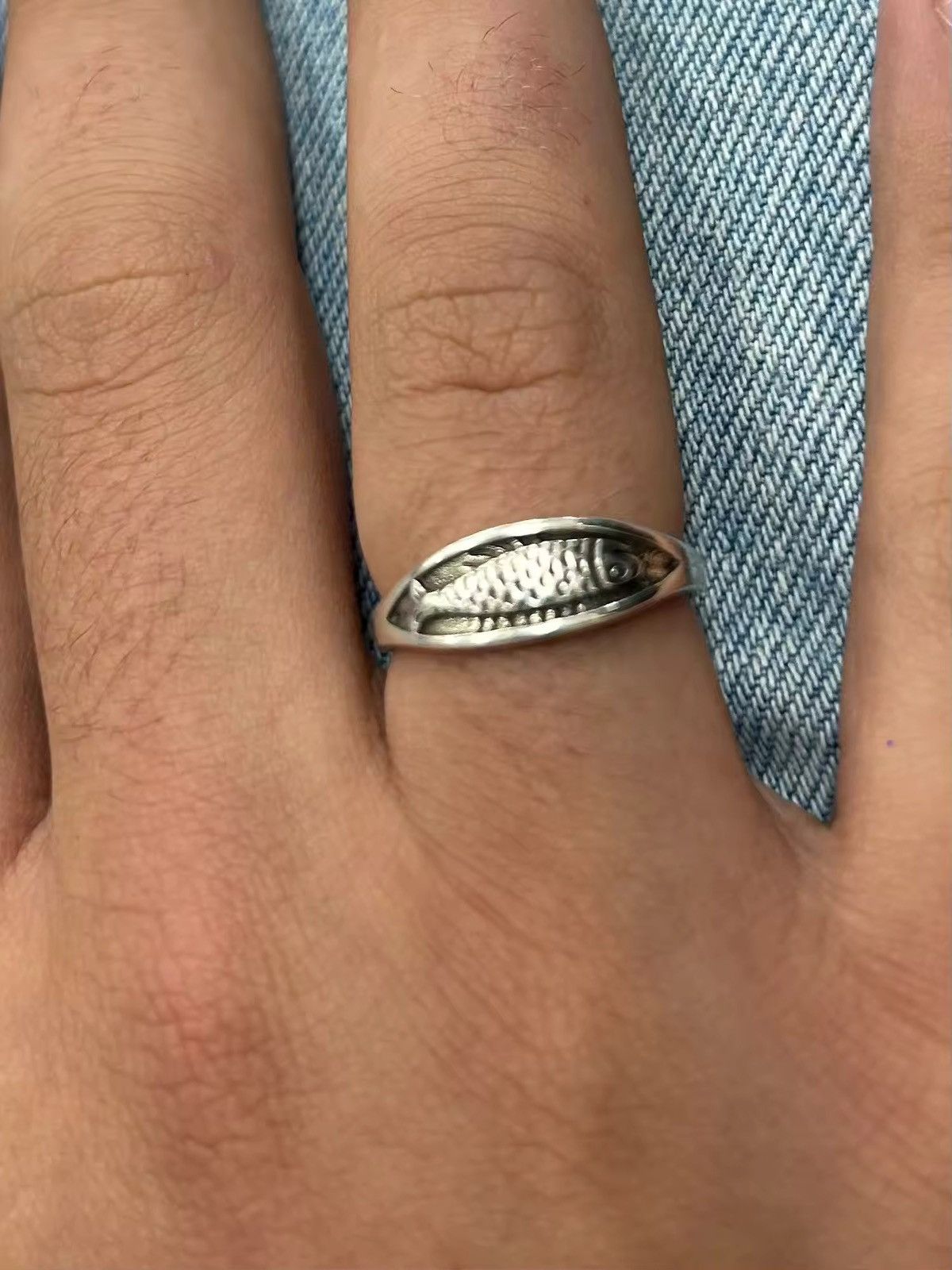 Other Silver Unique Fish Retro Rings Size ONE SIZE - 2 Thumbnail