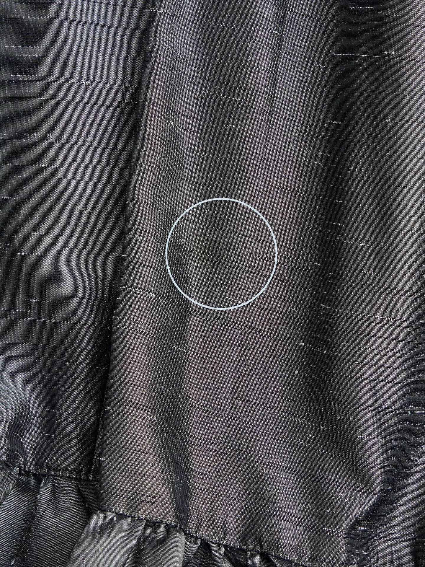 Oscar De La Renta Oscar de la Renta Black Velvet Silver-Gray Long Gown Size ONE SIZE - 9 Thumbnail