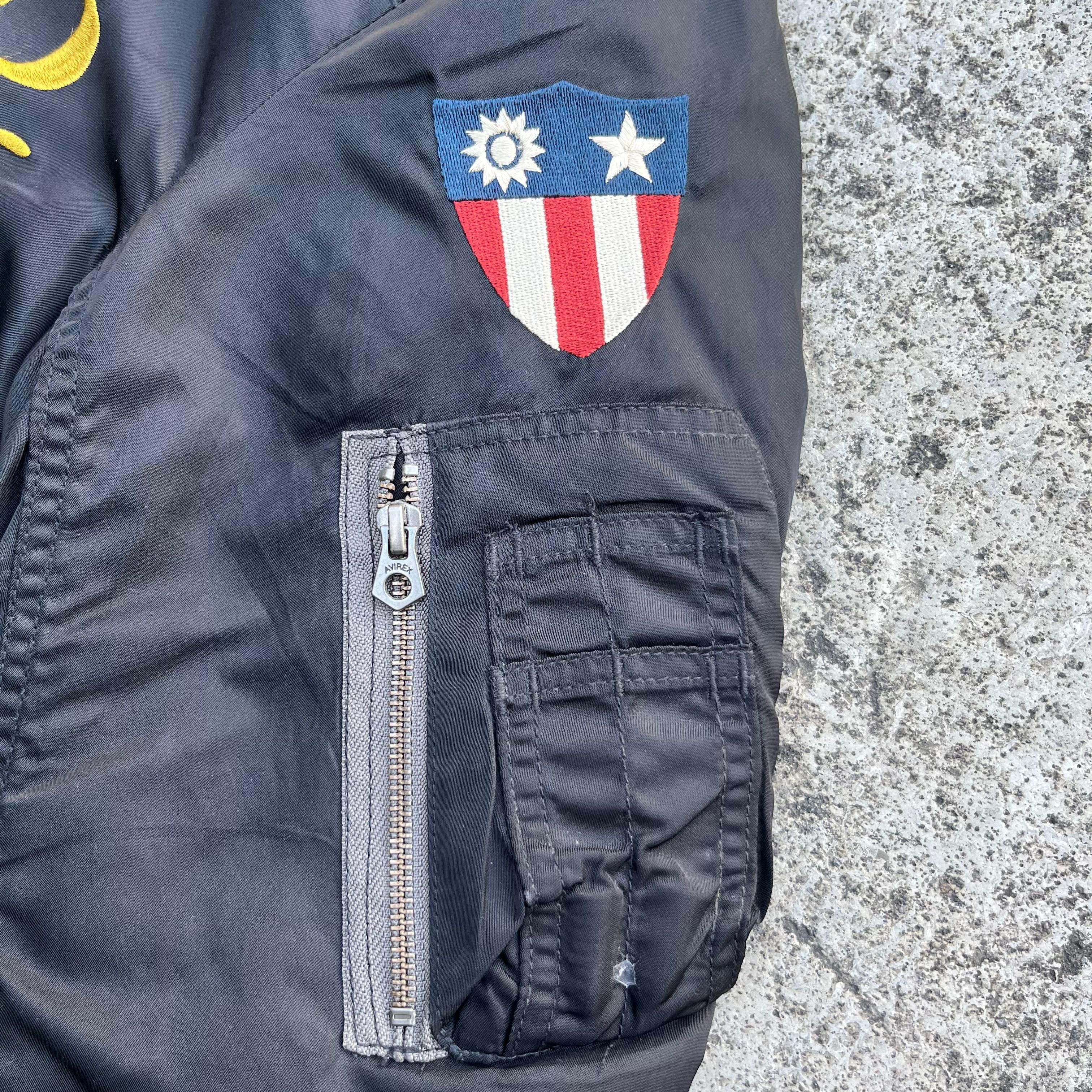 Avirex Avirex Flying Tigers MA 1 Bomber Jacket 💥 Size US L / EU 52-54 / 3 - 10 Thumbnail