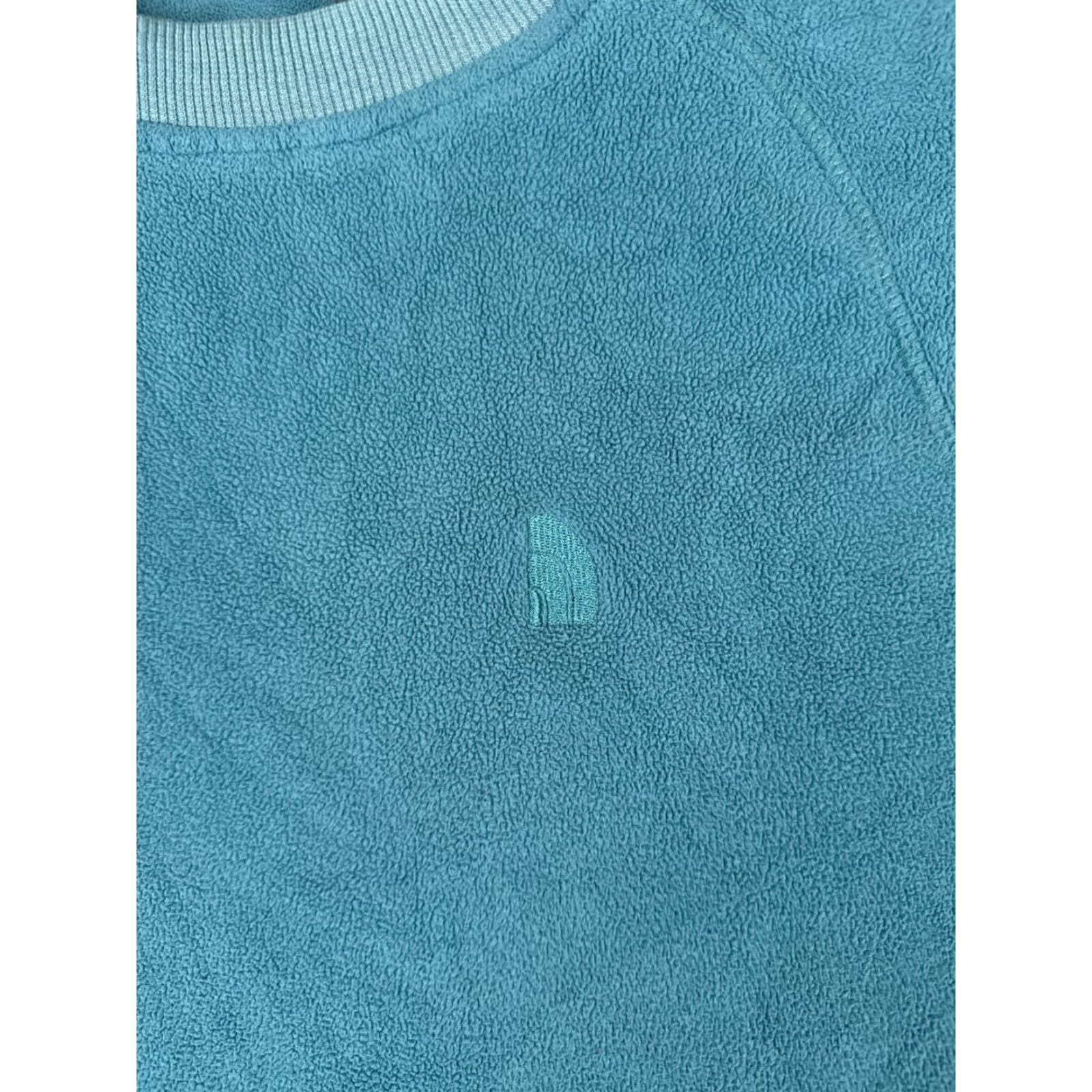 The North Face VINTAGE The North Face Sweater Shirt Womens Medium Teal Pullover Fleece Sweatshirt Crew Neck – Logo Pocket .co? Size M / US 6-8 / IT 42-44 - 6 Thumbnail