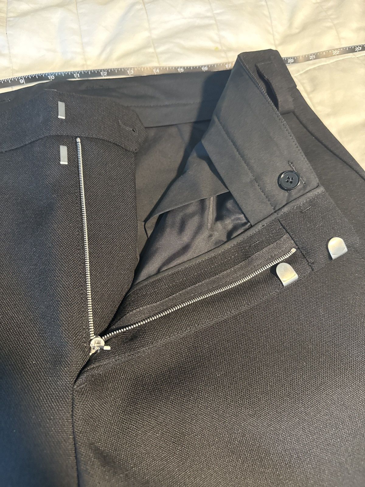 Jil Sander Jil Sander Trousers 100% Wool Size 38R - 11 Thumbnail