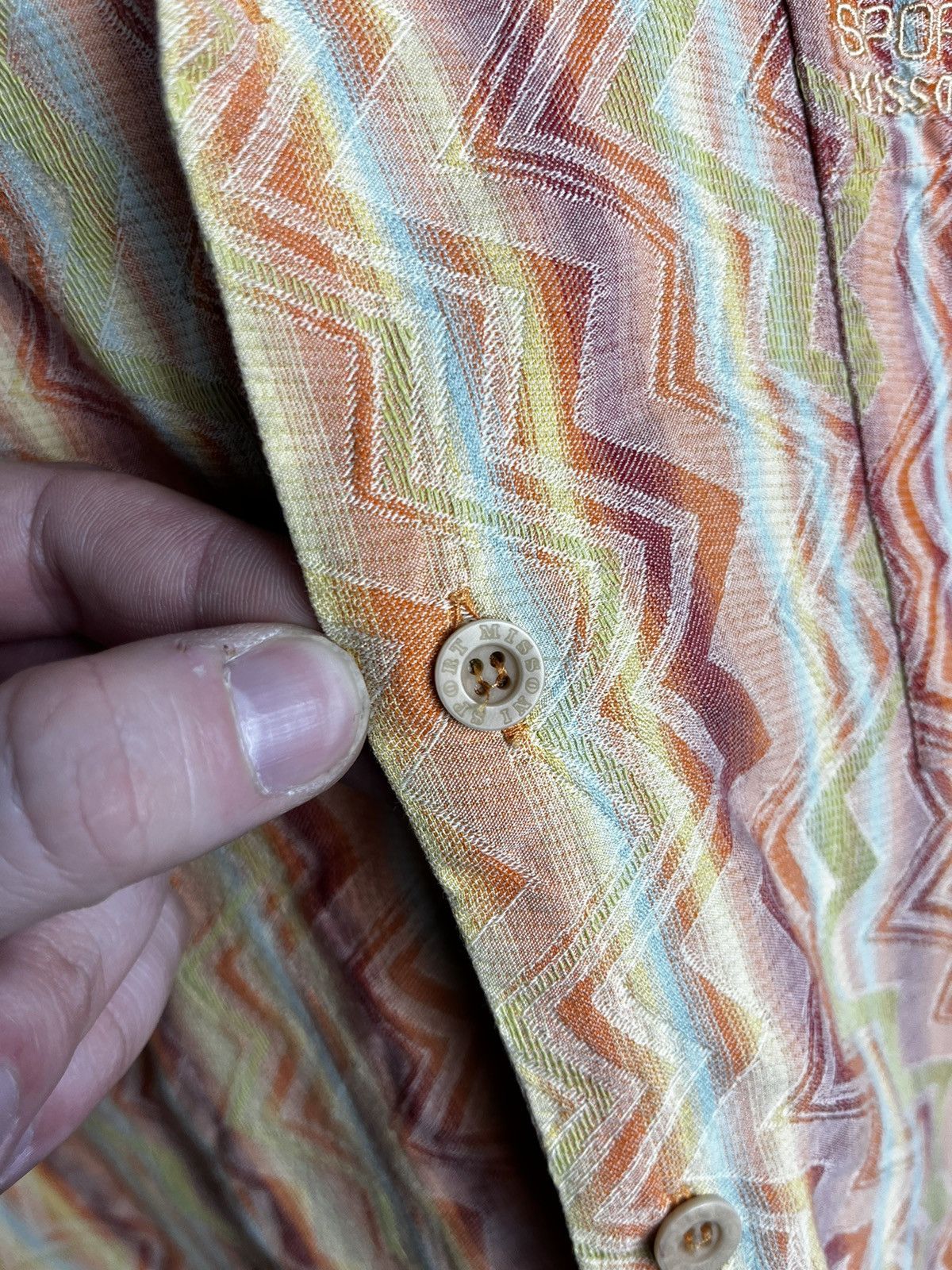 Missoni × Vintage Vintage Button Ups Shirt Missoni Sport Size US M / EU 48-50 / 2 - 7 Thumbnail