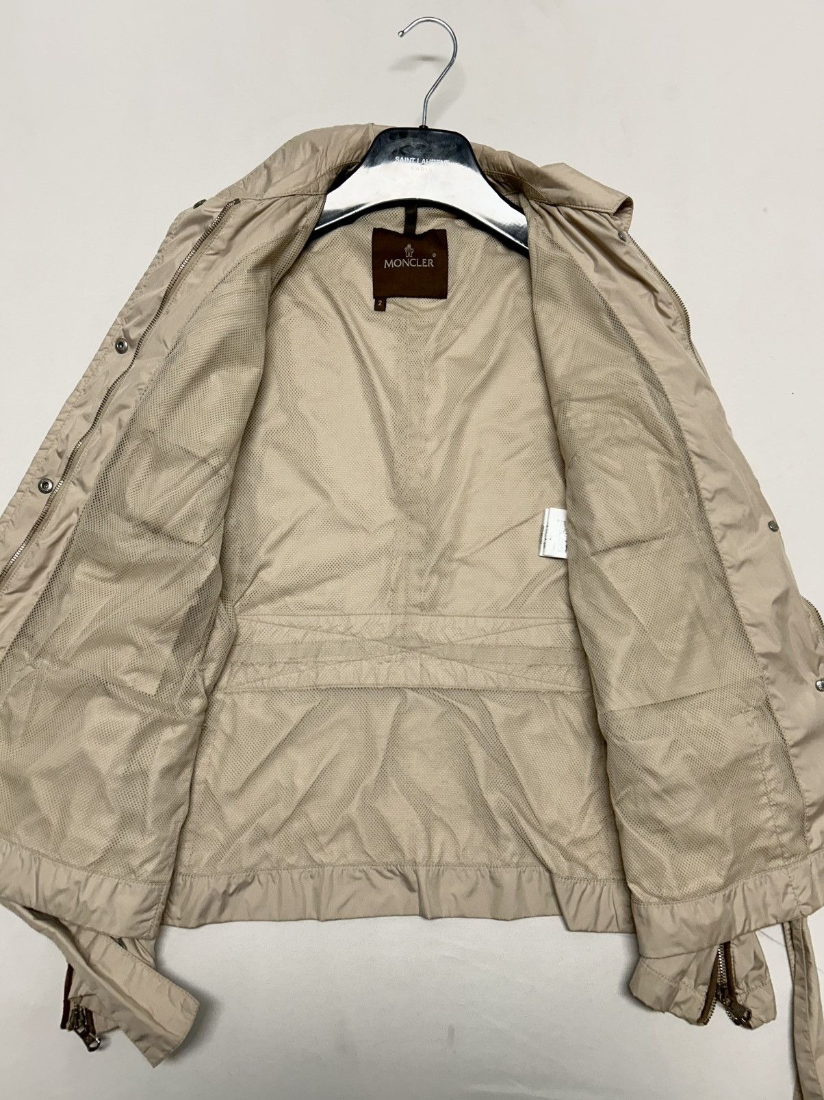 Moncler 2007 Leather-Detailed Belted Field Jacket Size US M / EU 48-50 / 2 - 7 Thumbnail