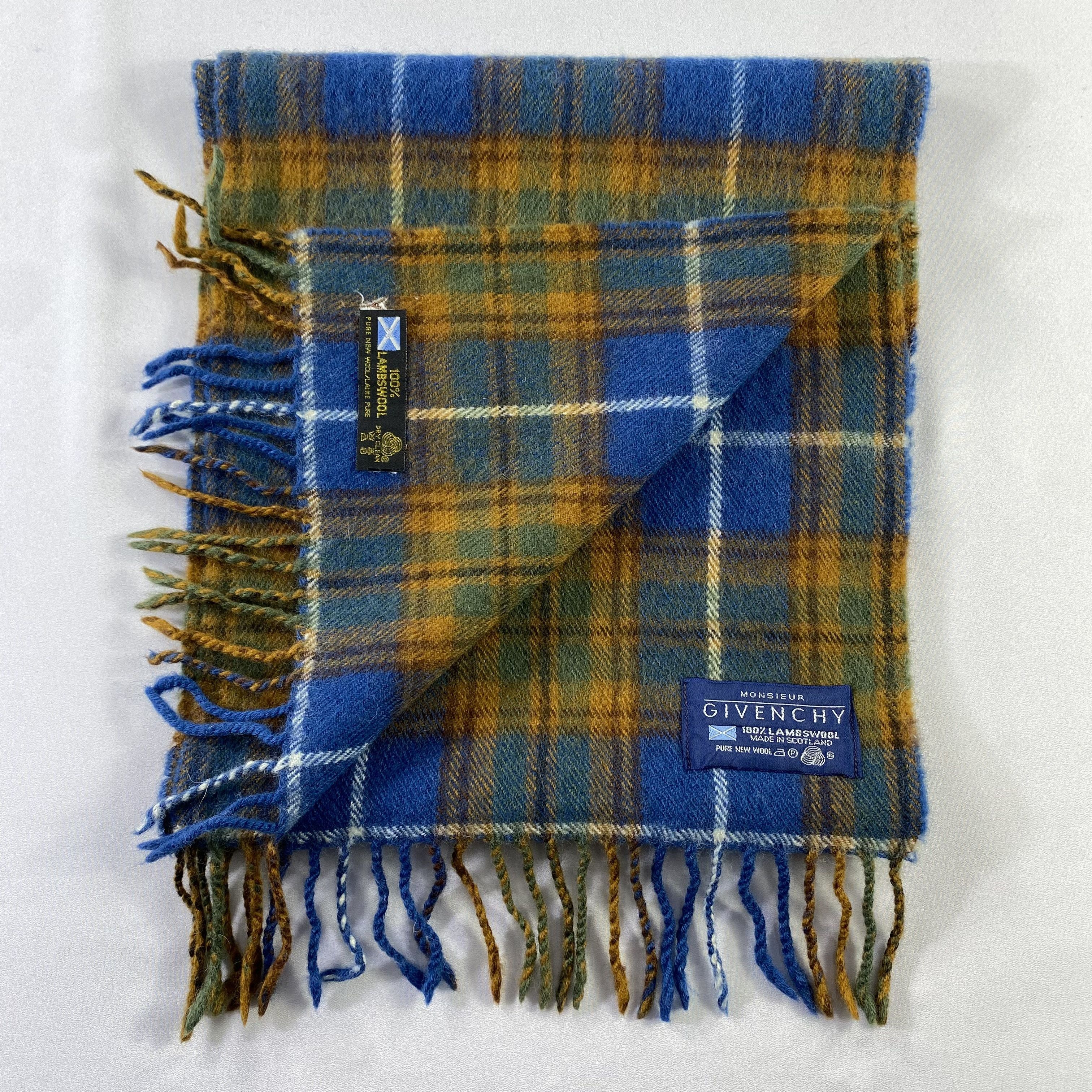 Givenchy × Vintage Givenchy Scarf Neck Wrap Wool Muffler Size ONE SIZE - 5 Thumbnail