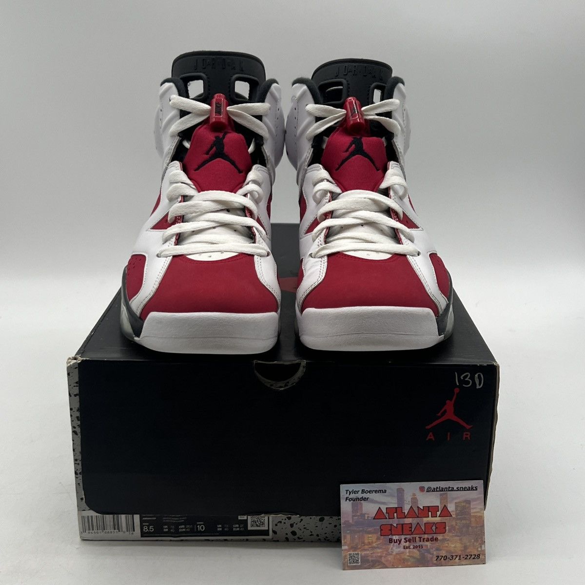 Jordan Brand Air Jordan 6 Carmine Size US 8.5 / EU 41-42 - 2 Thumbnail