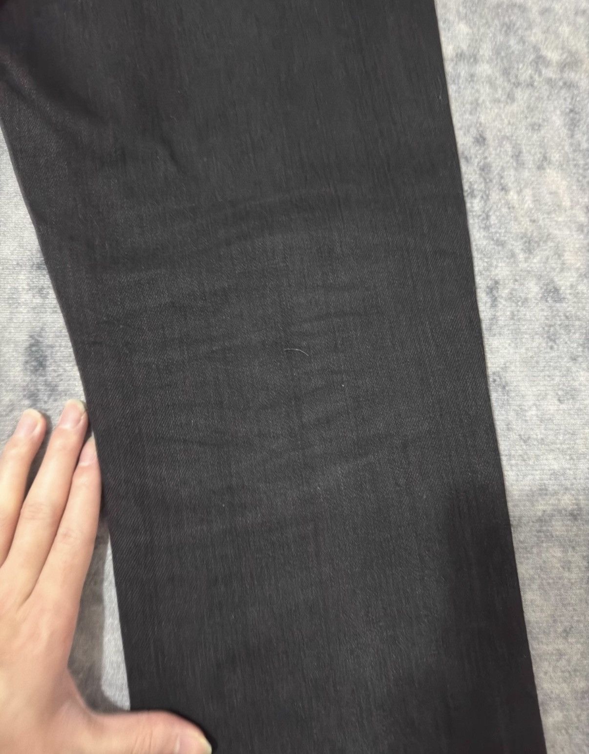 Saint Laurent Paris Saint Laurent (SLP) 16FW Runway Black Frayed Hem Denim Jeans Size US 34 / EU 50 - 5 Thumbnail