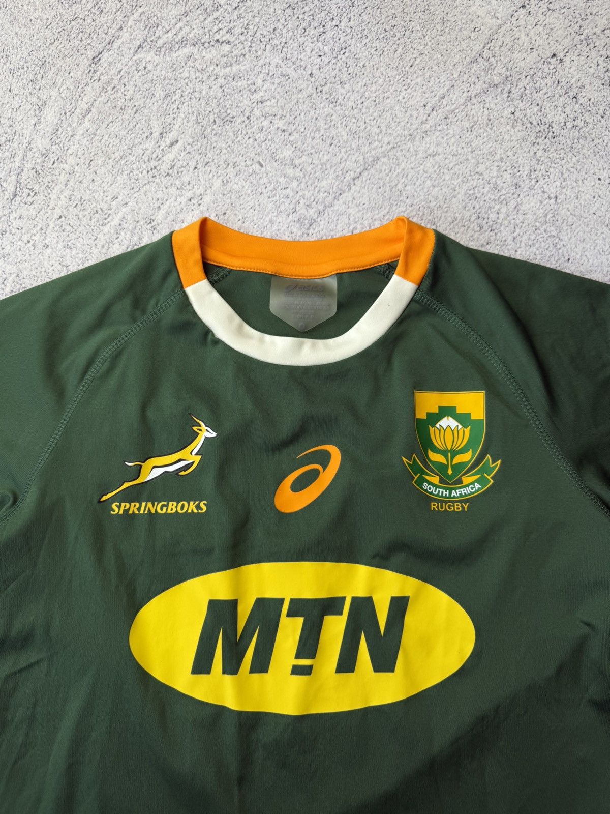 Asics Vintage Asics South Africa Rugby Jersey Size S Size US S / EU 44-46 / 1 - 5 Thumbnail