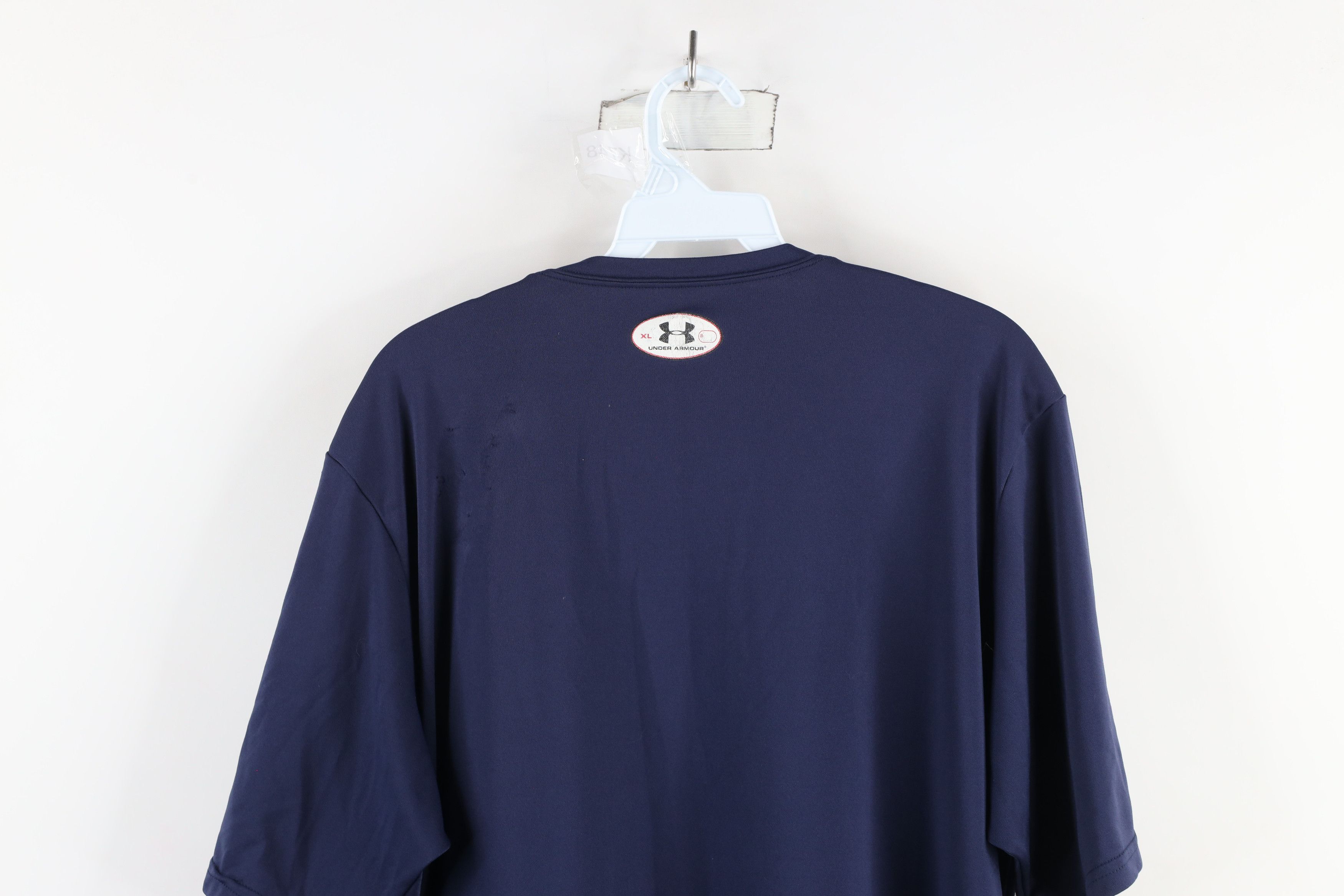 Under Armour × Vintage Vintage Under Armour Spell Out Training Gym T-Shirt Blue Size US XL / EU 56 / 4 - 12 Thumbnail