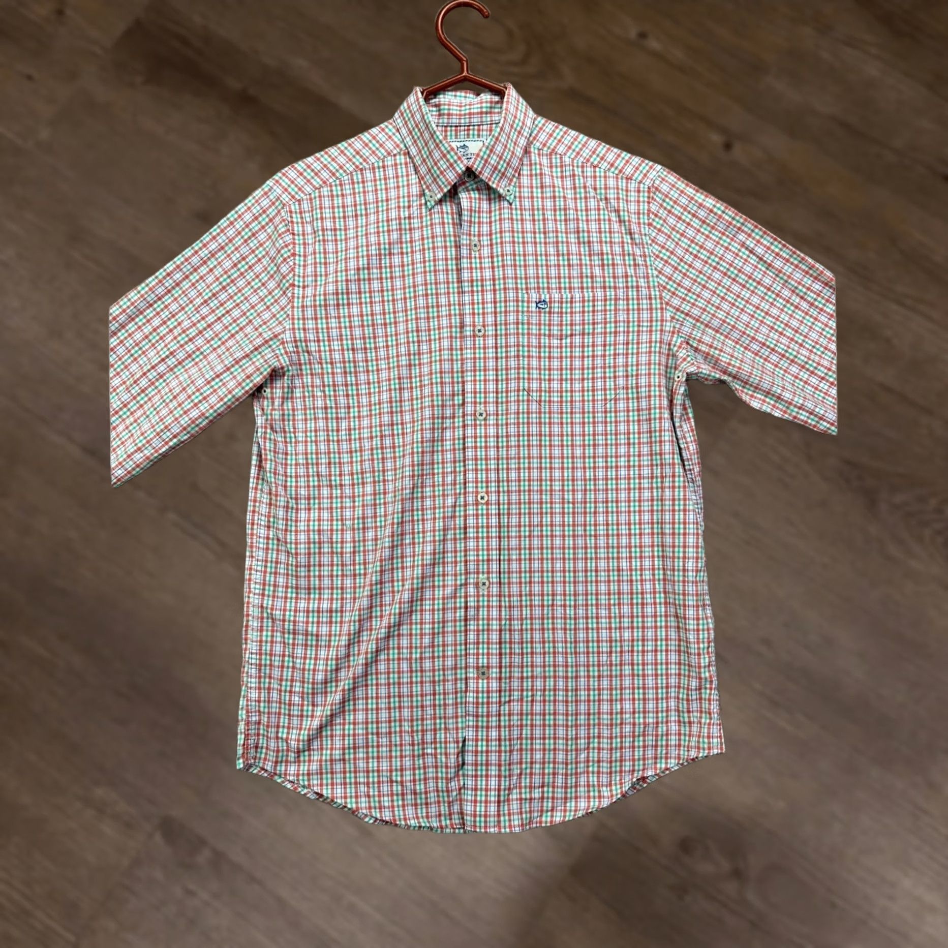 Southern Tide Southern Tide Shirt Adult Small Intercoastal Plaid Nylon Fishing Men Size US S / EU 44-46 / 1 - 1 Thumbnail