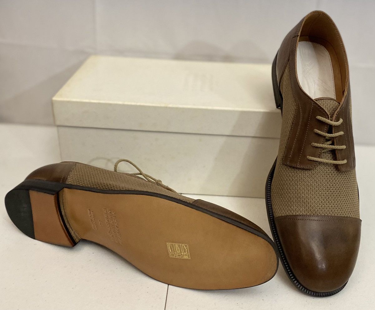 Maison Margiela Maison Margiela 22 🇮🇹 Brown Captoe Hybrid Mesh Derby 11 New Size US 11 / EU 44 - 11 Thumbnail