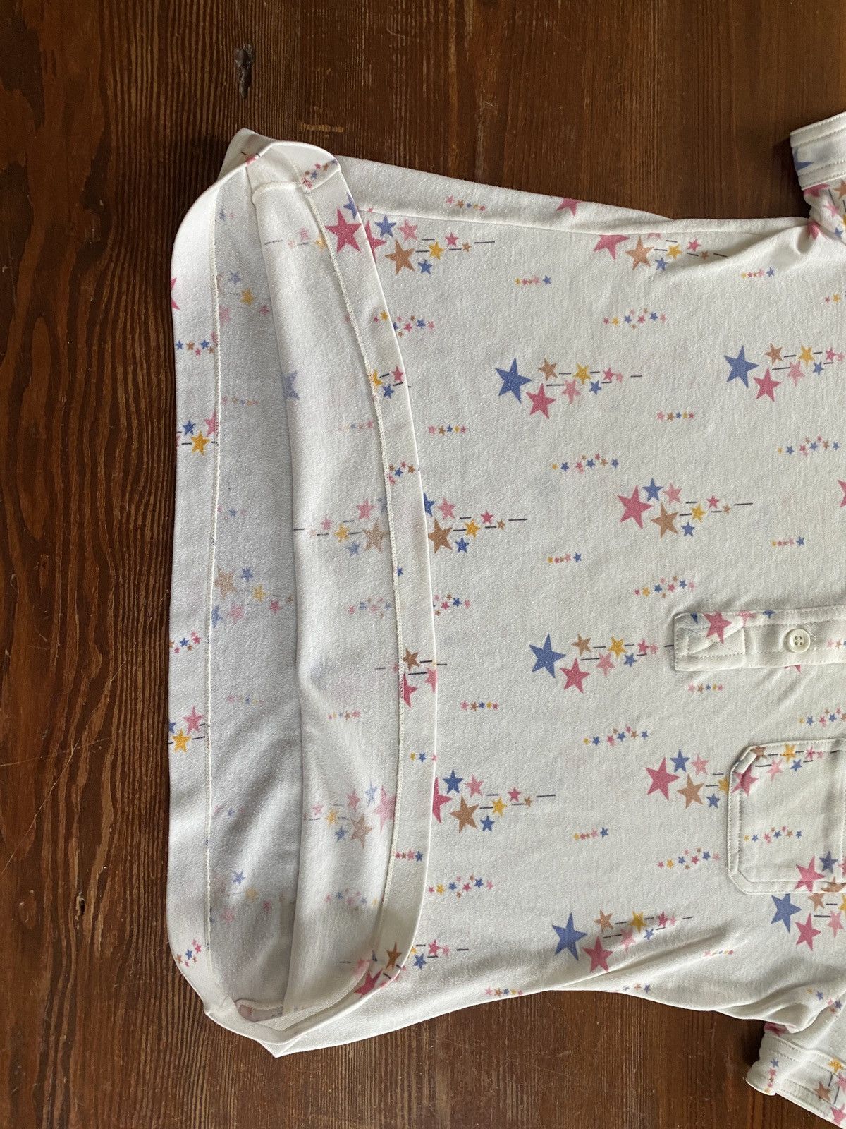 Retrofit Vintage 70’s Sears Stars All Over Short Sleeve Pocket Polo Size US S / EU 44-46 / 1 - 10 Thumbnail